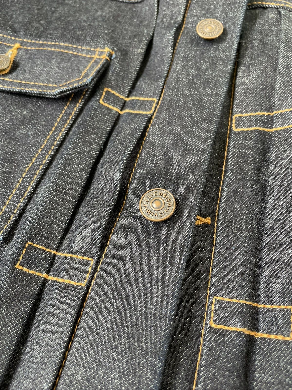 Visvim Visvim SS22 101XX Unwashed dry Denim JKT Size US L / EU 52-54 / 3 - 5 Thumbnail
