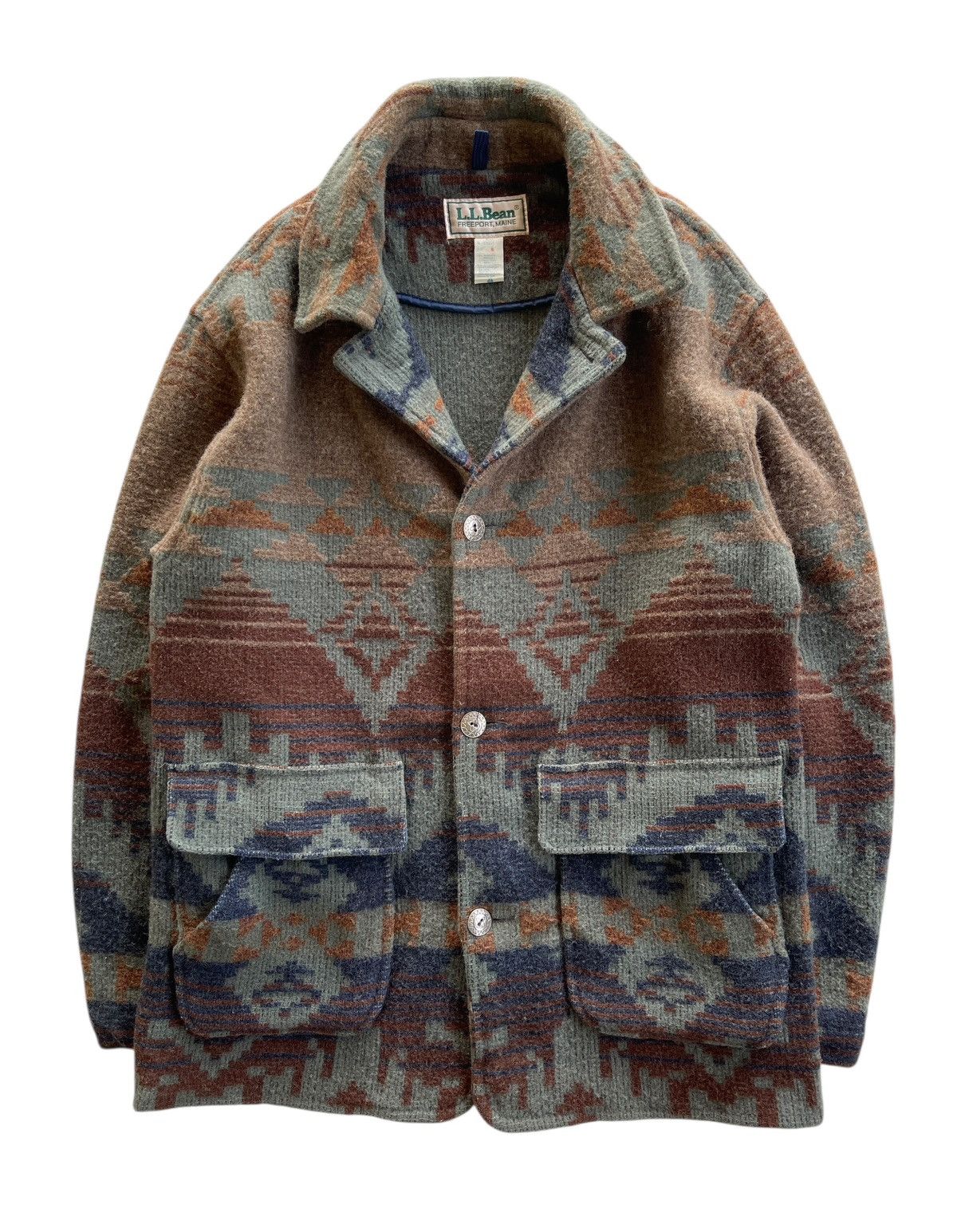 L.L. Bean 70s L.L.Bean Native Printed Jacket Size US M / EU 48-50 / 2 - 1 Thumbnail