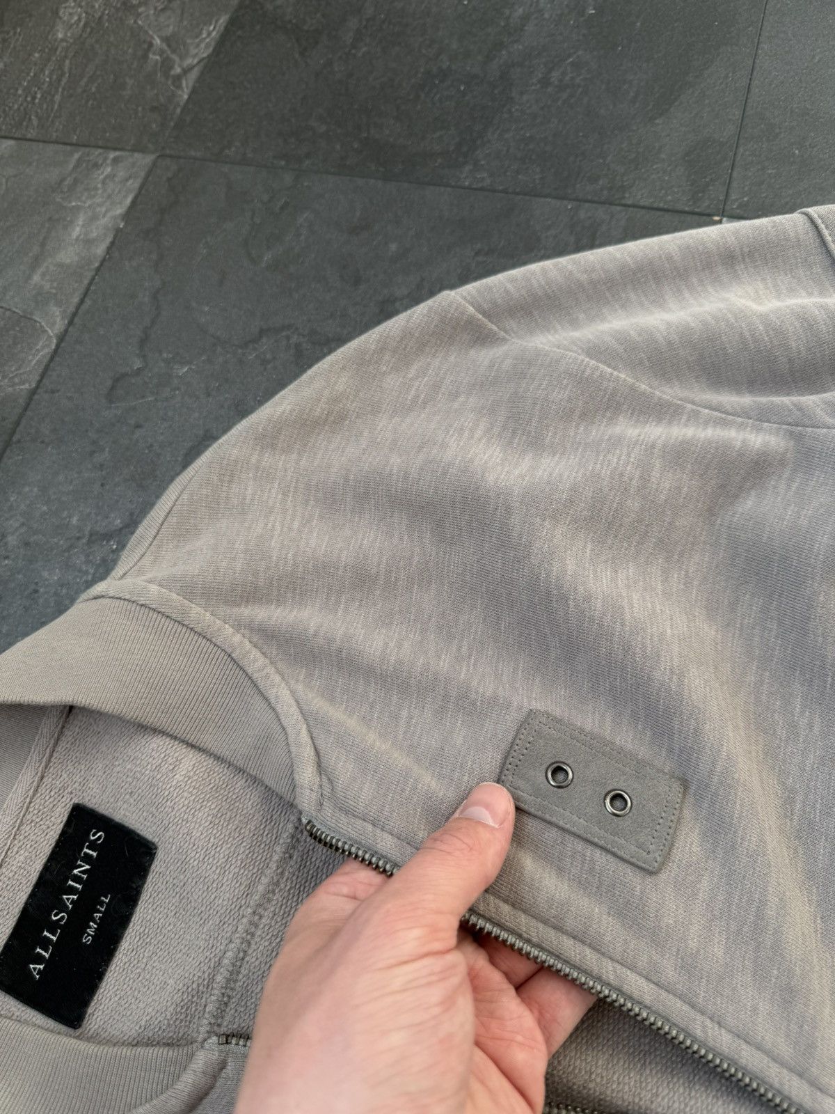 Allsaints × Streetwear × Vintage Vintage allsaints rare zip hoodie Size US S / EU 44-46 / 1 - 5 Thumbnail