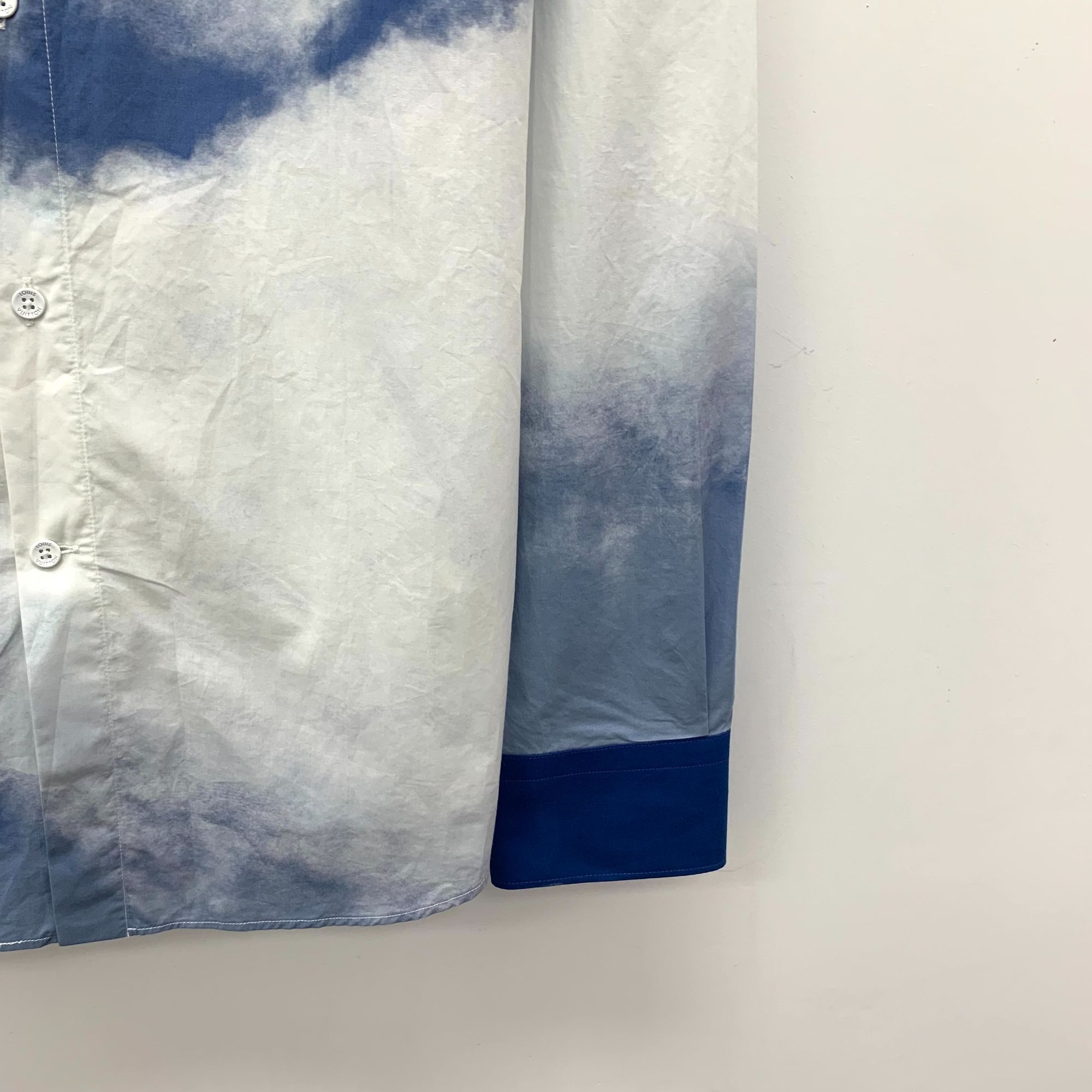 Louis Vuitton Louis Vuitton Sky & Cloud Print Cotton Long-Sleeve Shirt L M Size US L / EU 52-54 / 3 - 6 Thumbnail