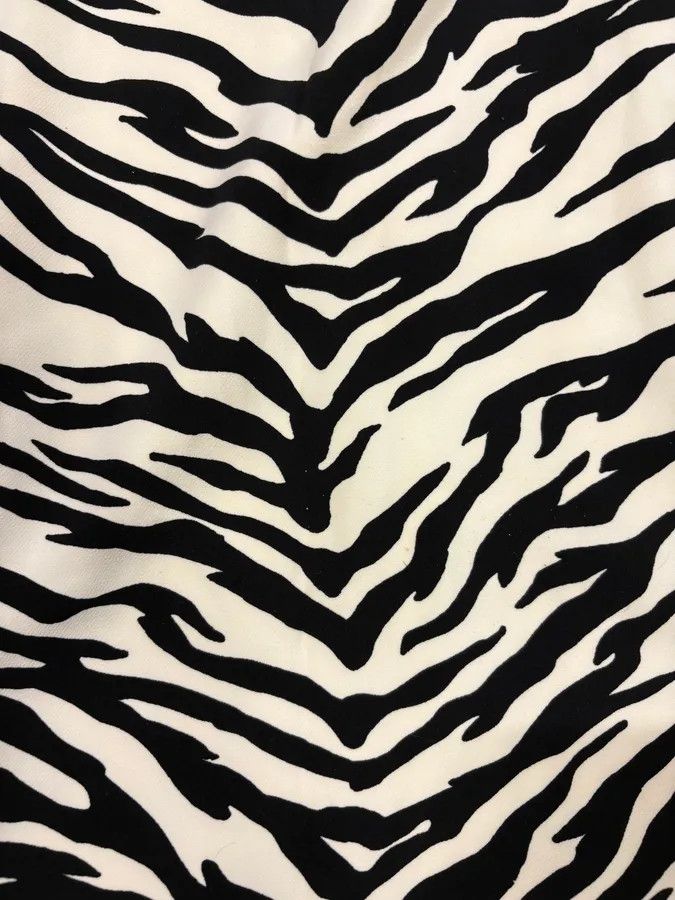 Moschino × Vintage Moschino Zebra Balck & White Dress Size M / US 6-8 / IT 42-44 - 5 Thumbnail
