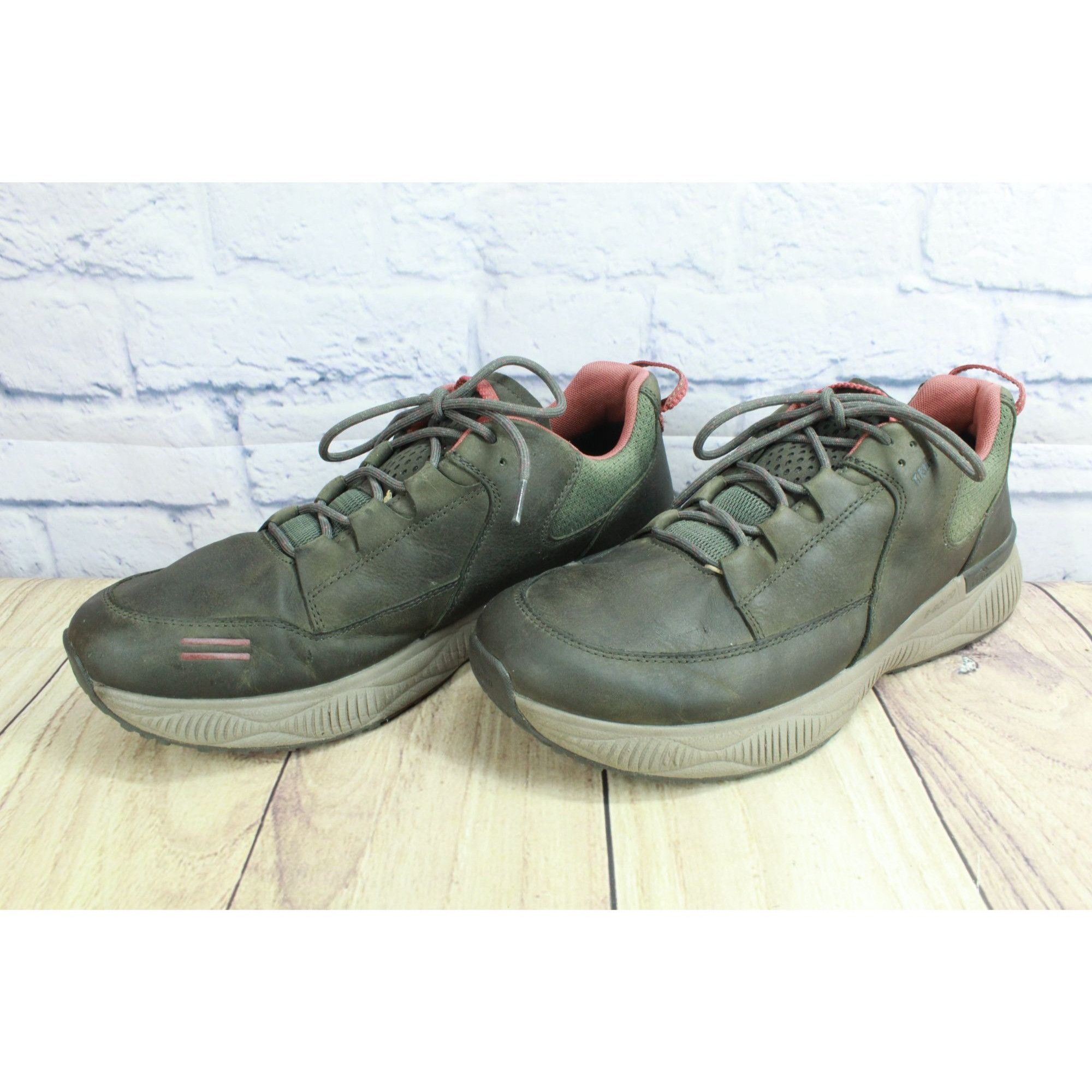 L.L. Bean LL Bean Men's Dirigo Leather Sneakers Waterproof Dark Loden Size US 11.5 / EU 44-45 - 2 Thumbnail