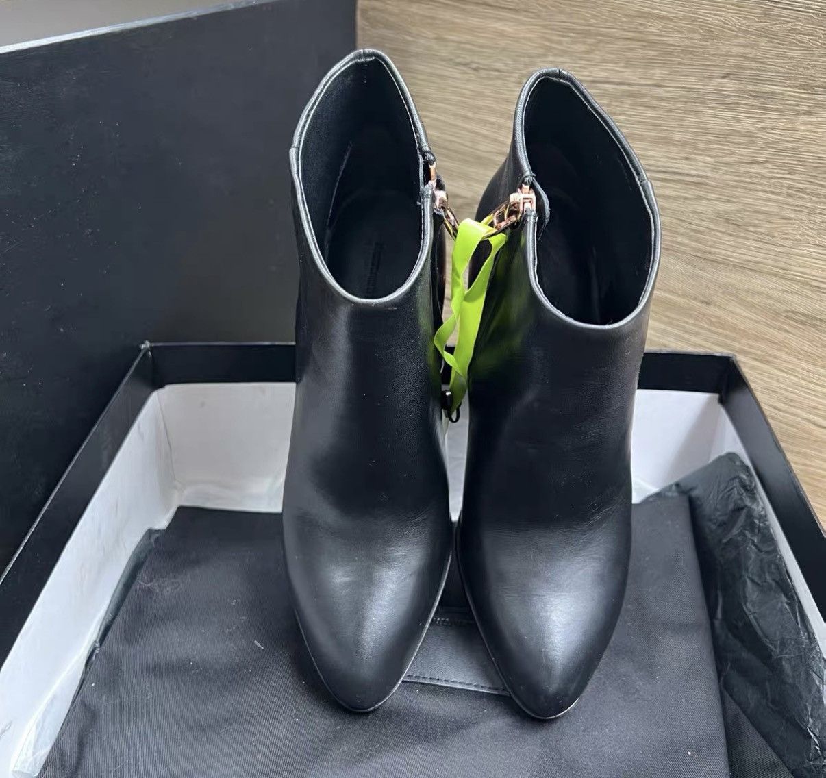 Alexander Wang Alexander Wang Broken Heel Ankle Boots J41 Size US 5.5 / IT 35.5 - 2 Thumbnail