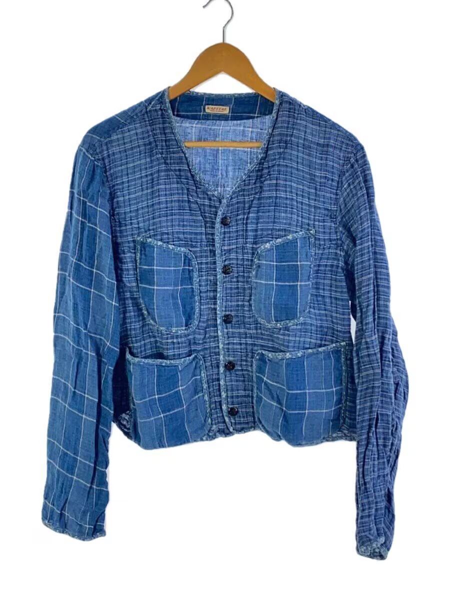 Patchwork Linen Cropped Jacket