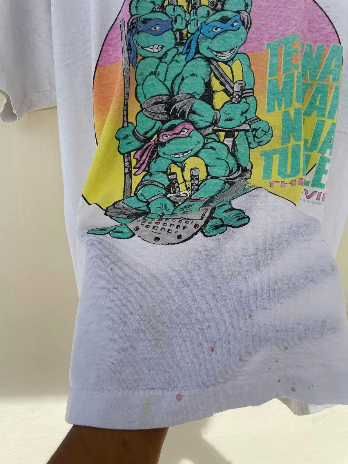 Vintage Vintage 90s Teenage Mutant ninja turtles T-shirt Sz L Size US L / EU 52-54 / 3 - 9 Thumbnail