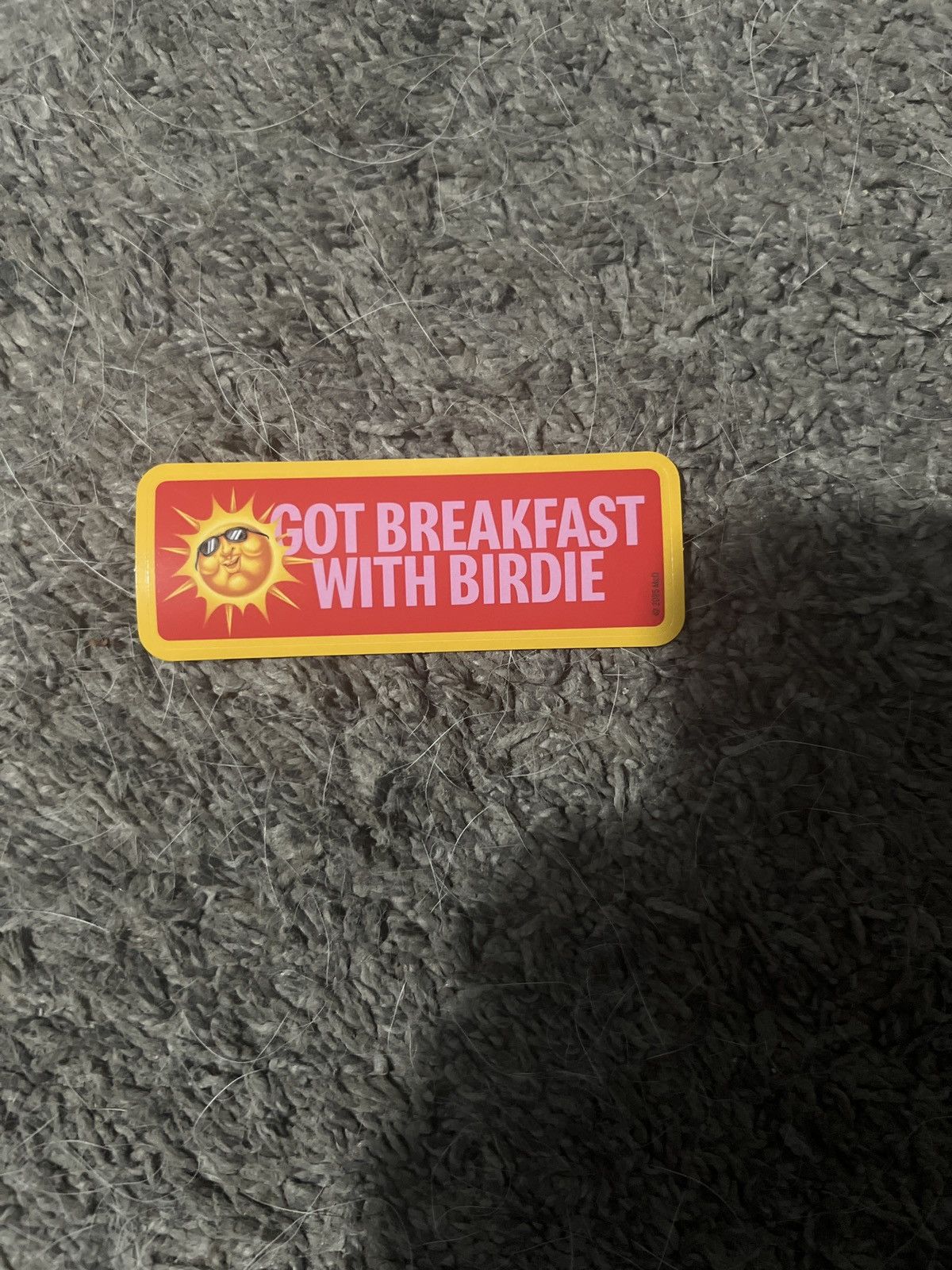 Hypebeast 2025 McDonald’s Got Breakfast With Birdie Sticker Size ONE SIZE - 1 Thumbnail