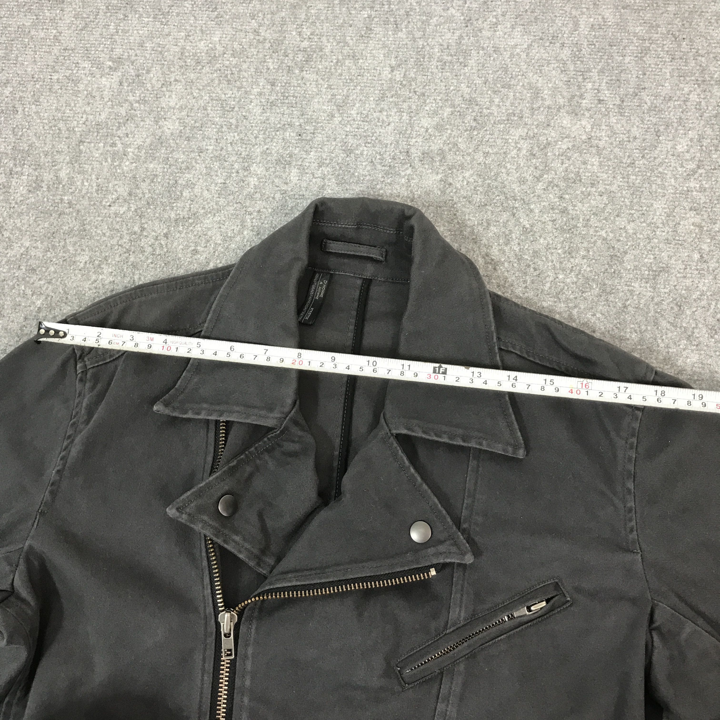 Armoire D'Homme D'homme Japanese Double Collar Black faded design jacket Size US L / EU 52-54 / 3 - 5 Thumbnail