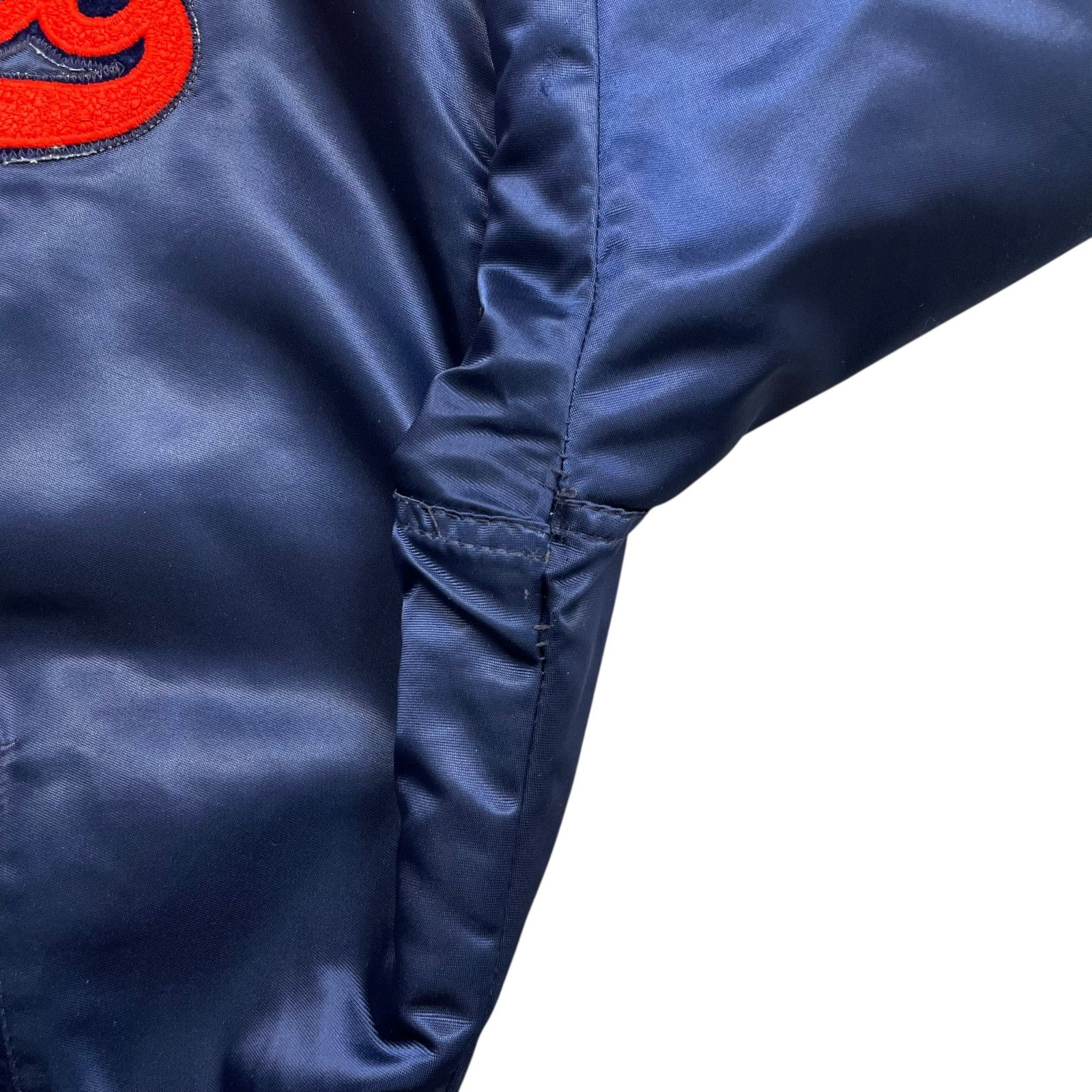 MLB VTG 90s WASHINGTON SENATORS STARTER SATIN BOMBER JACKET XL Size US XL / EU 56 / 4 - 16 Thumbnail