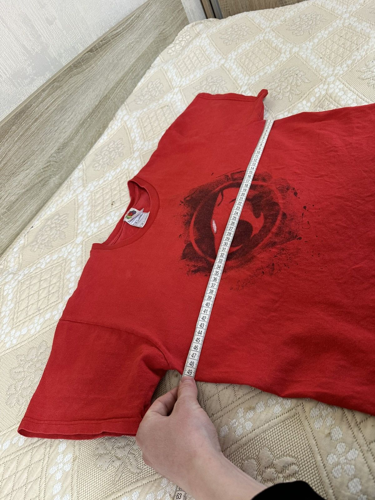 Cartoon Network 🔥 Thunder Cats Logo Cartoon Graphic T Shirt Red Vintage Logo Size US M / EU 48-50 / 2 - 10 Thumbnail