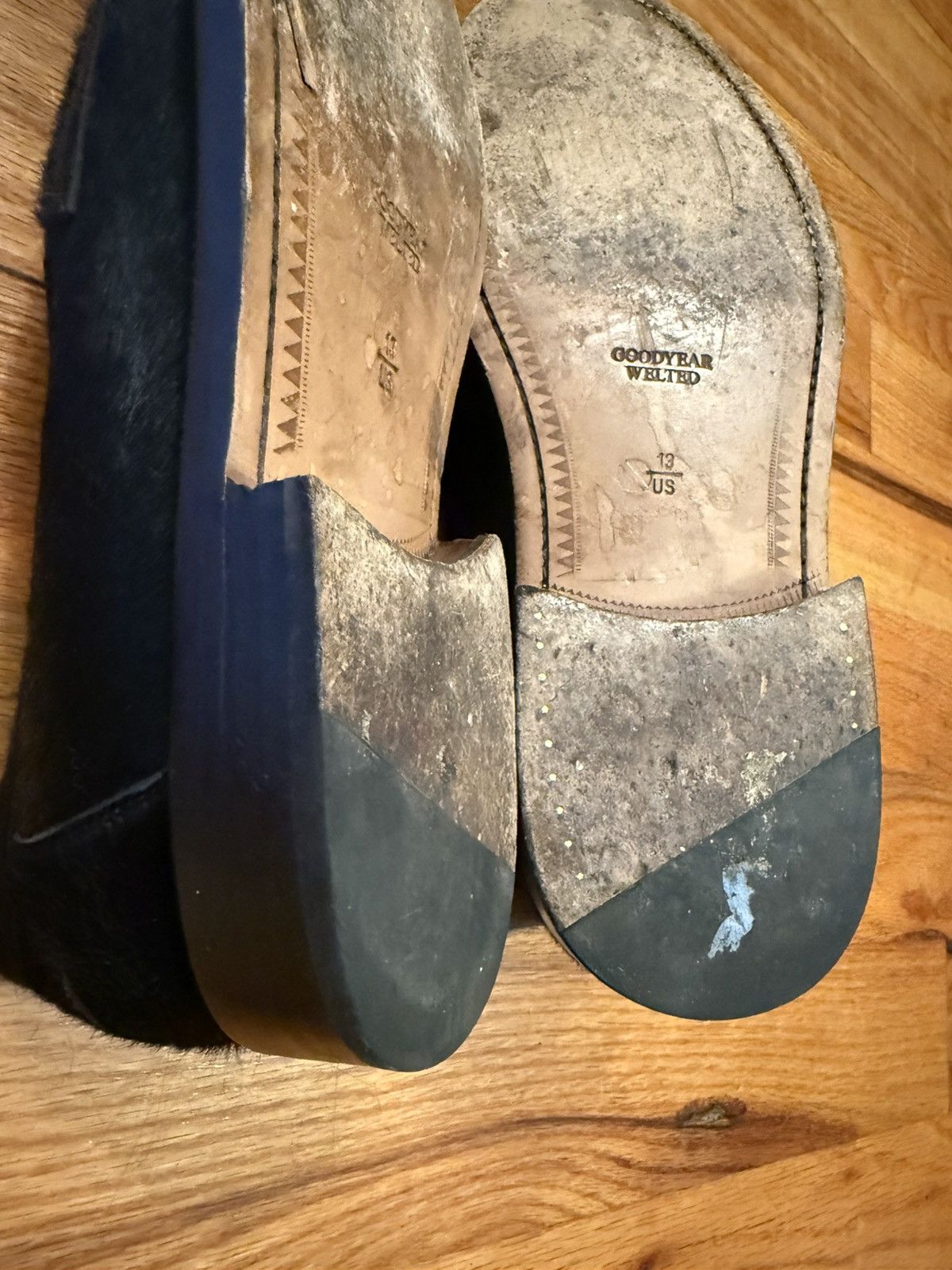 Blackstock & Weber Blackstock & Weber Pony Hair Loafers size 13/46 Size US 13 / EU 46 - 4 Thumbnail
