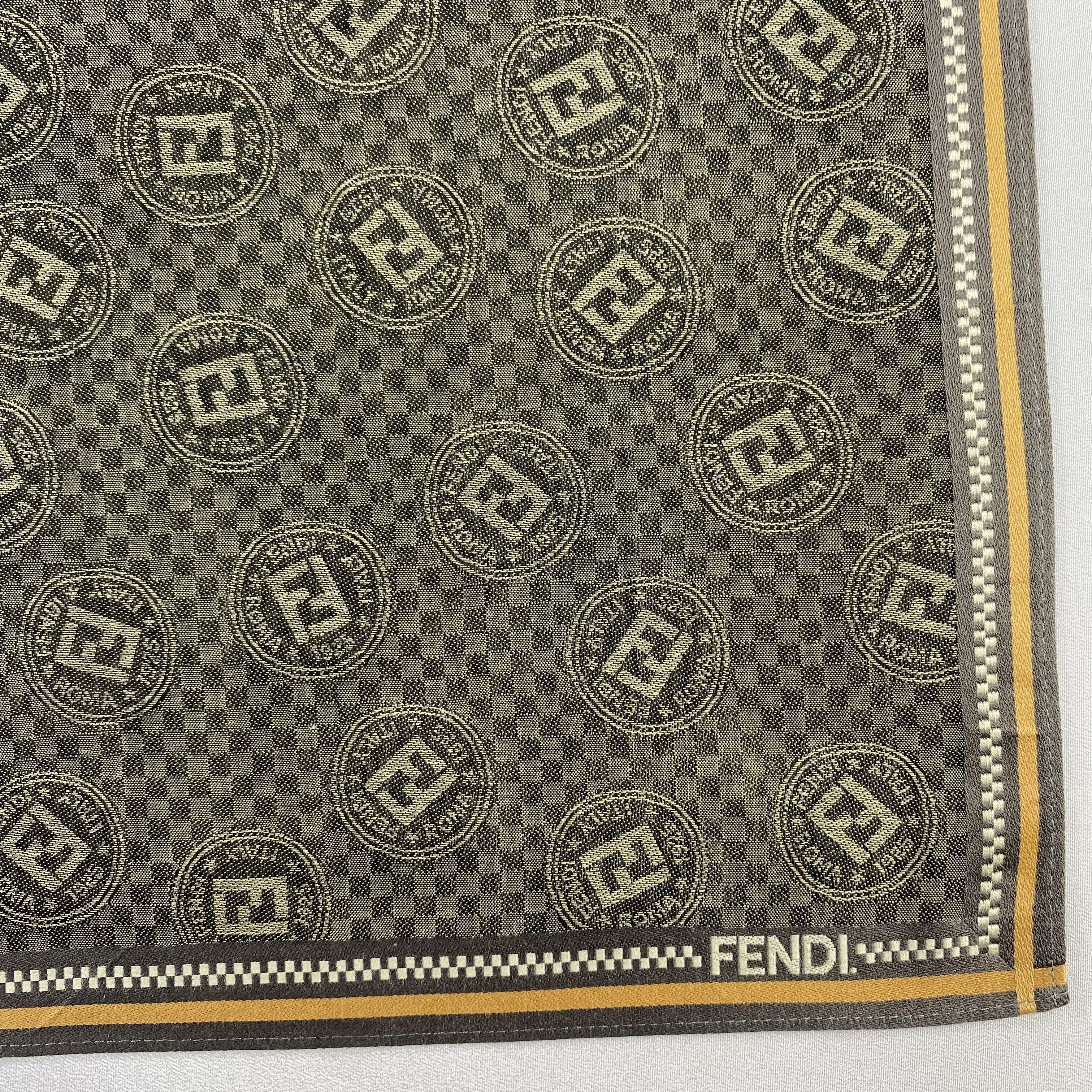 Vintage Fendi Handkerchief / Neckerchief / Bandana-P1058 Size ONE SIZE - 3 Thumbnail