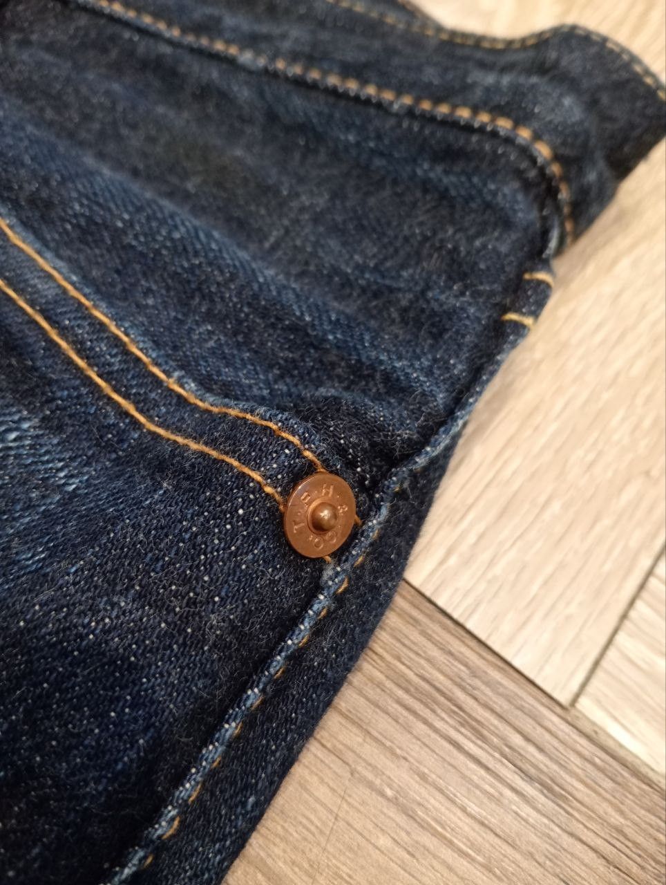 The Flat Head THE FLAT HEAD JAPAN BLUE DENIM FLARED PANTS Size US 36 / EU 52 - 5 Thumbnail