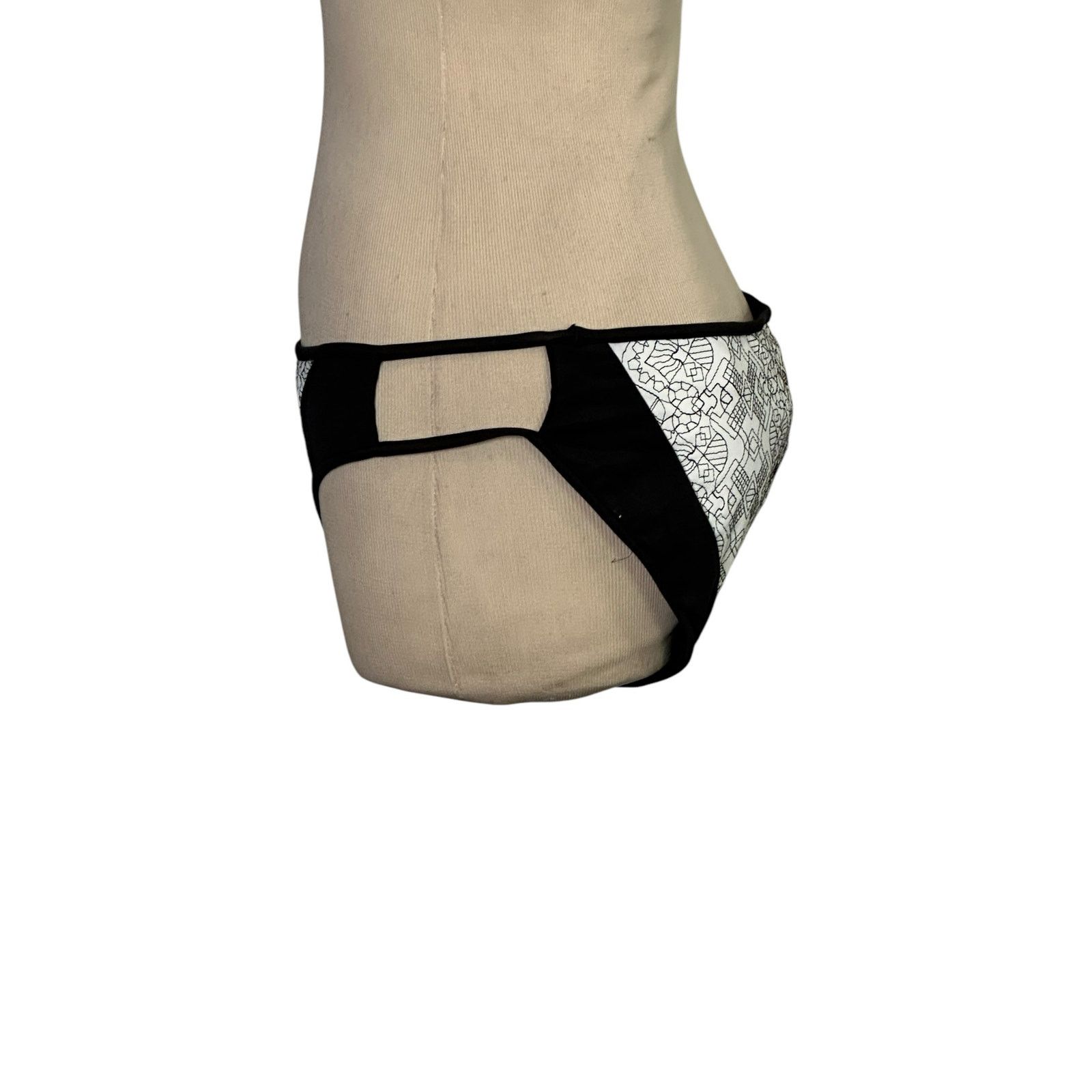 Jonathan Simkhai Jonathan Simkhai black white bikini bottom size Medium Size ONE SIZE - 6 Thumbnail