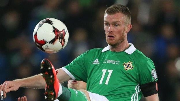 Adidas NORTHERN IRELAND ADIDAS 2017/2018 FOOTBALL JERSEY #11 BRUNT Size US S / EU 44-46 / 1 - 11 Thumbnail