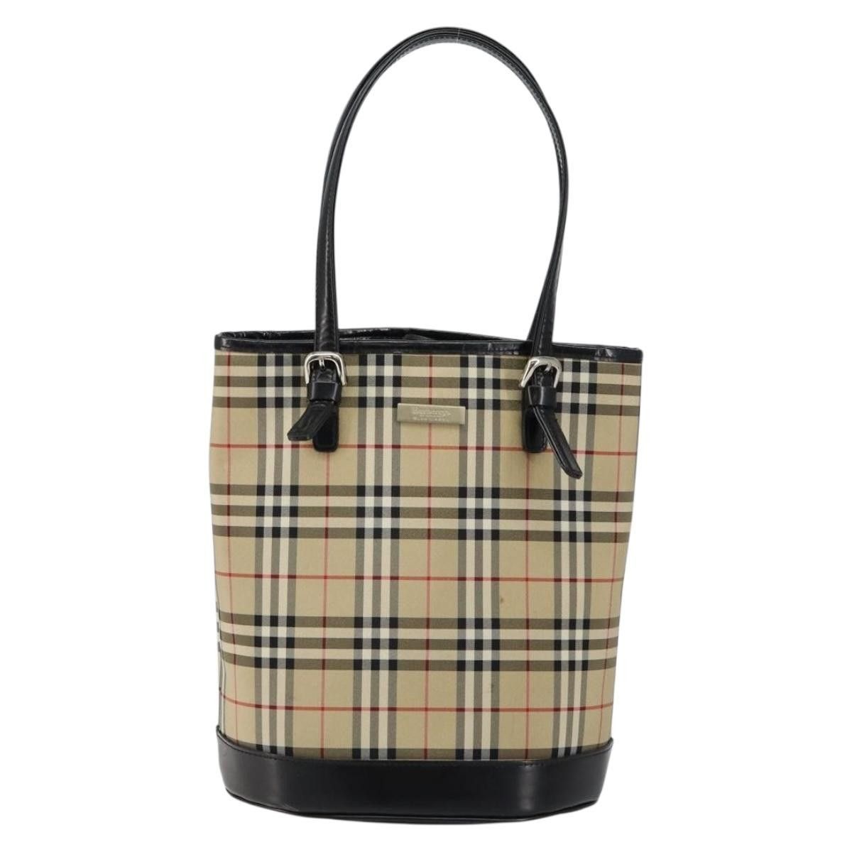 Burberry Burberry Nova Check Tote Canvas and Leather Size ONE SIZE - 1 Thumbnail