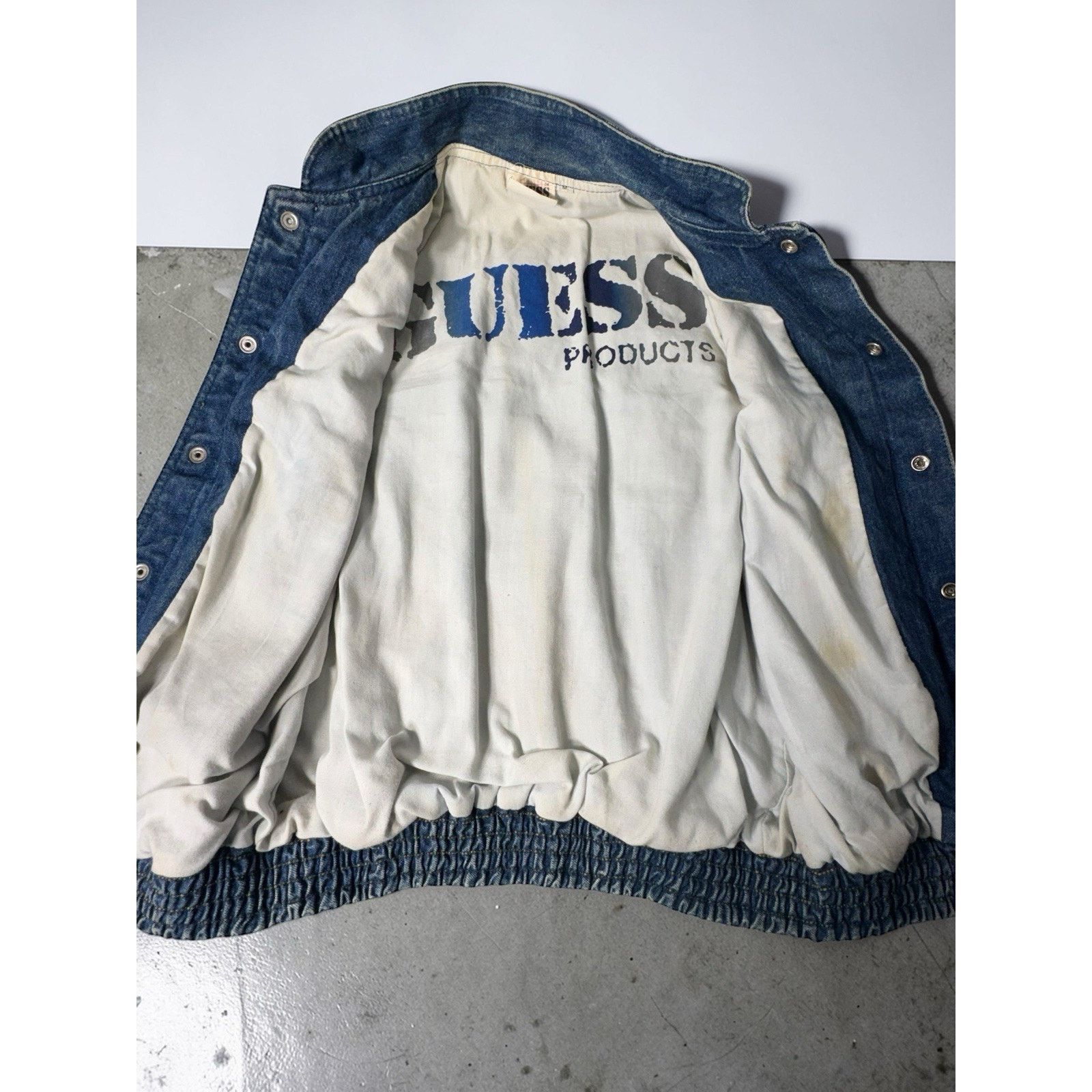Guess Vintage Guess Georges Marciano Denim Vest Leather 80s Size M Size US M / EU 48-50 / 2 - 4 Thumbnail