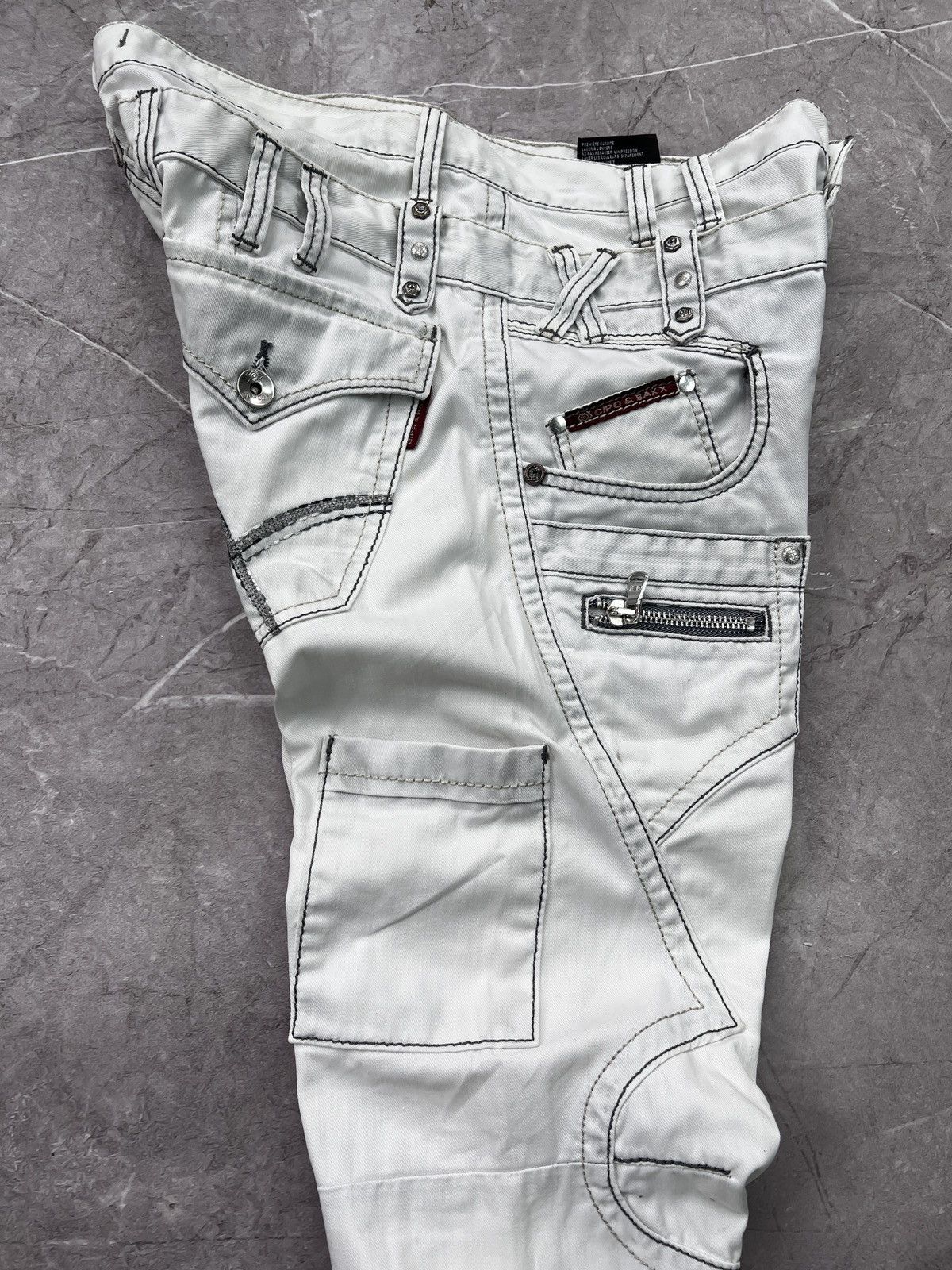 Emporio Armani × If Six Was Nine × Le Grande Bleu (L.G.B.) 2000s Unknown Japanese Bondage Cargo Pants 2k style Size US 34 / EU 50 - 9 Thumbnail