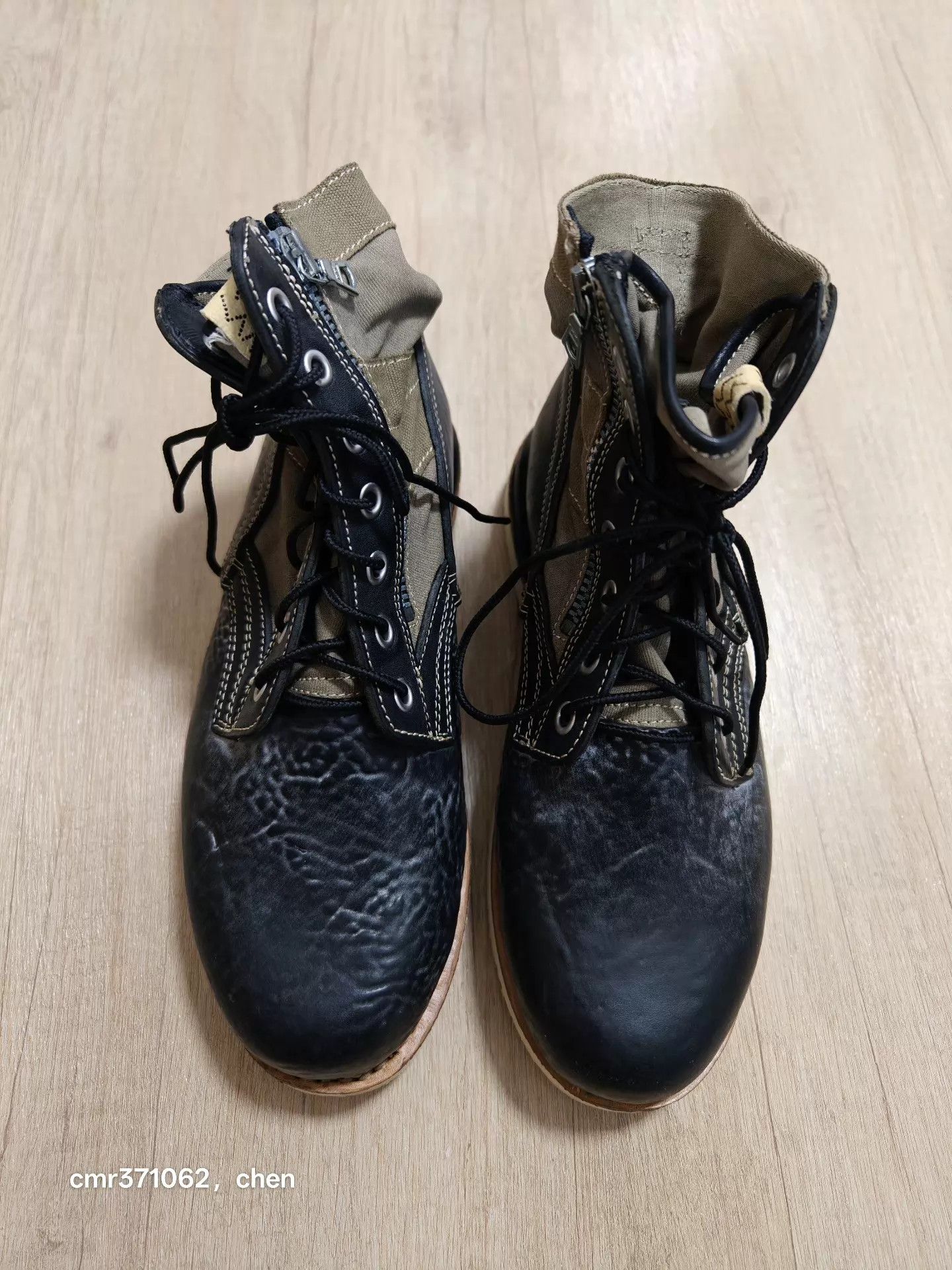 Visvim VISVIM 22AW 7 HOLE '73-FOLK Black Size 10 Boots Size US 10 / EU 43 - 1 Thumbnail