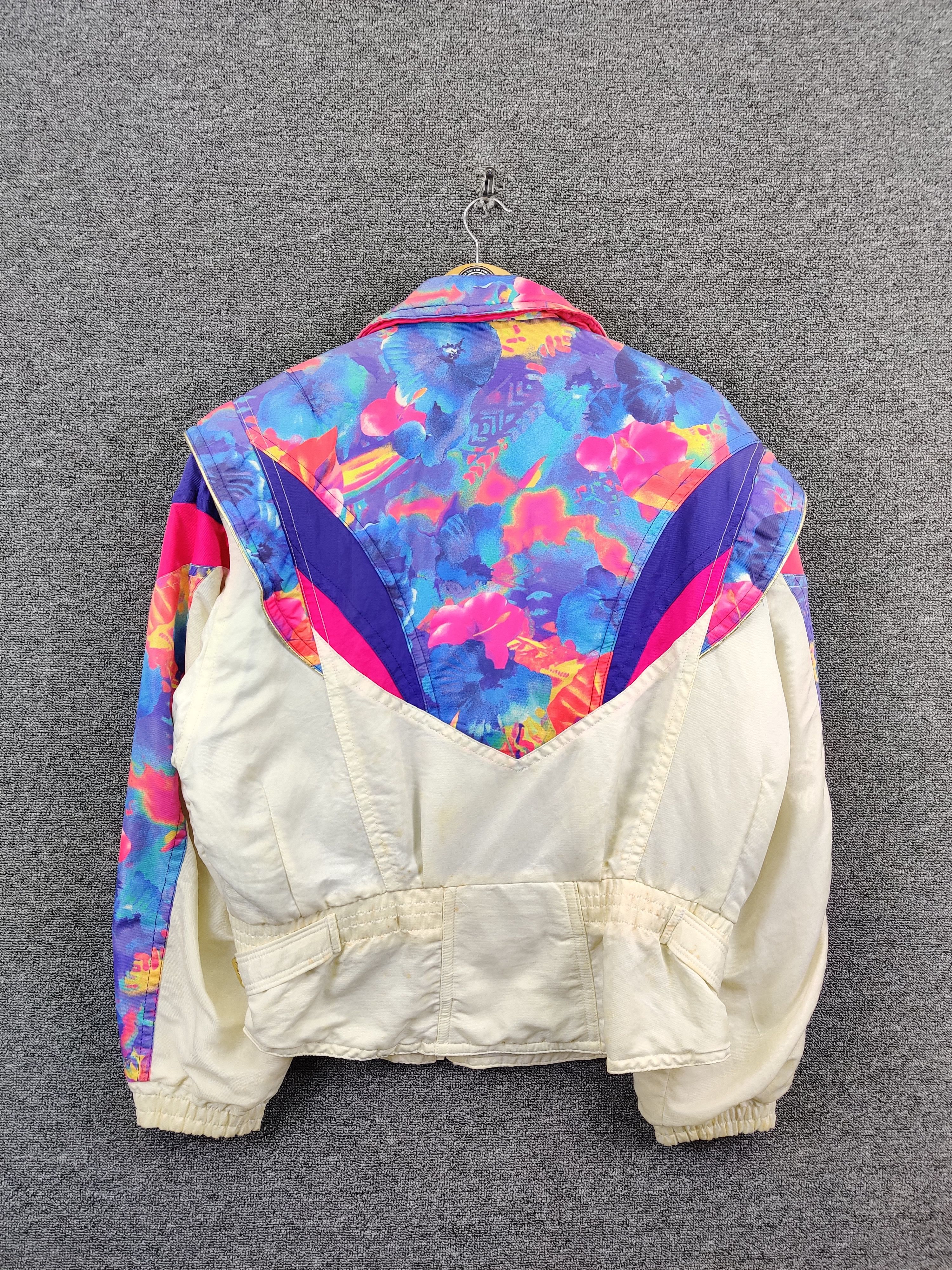 Goldwin Vintage Goldwin Floral Ski Bomber Jacket Nice Design Size US L / EU 52-54 / 3 - 8 Thumbnail