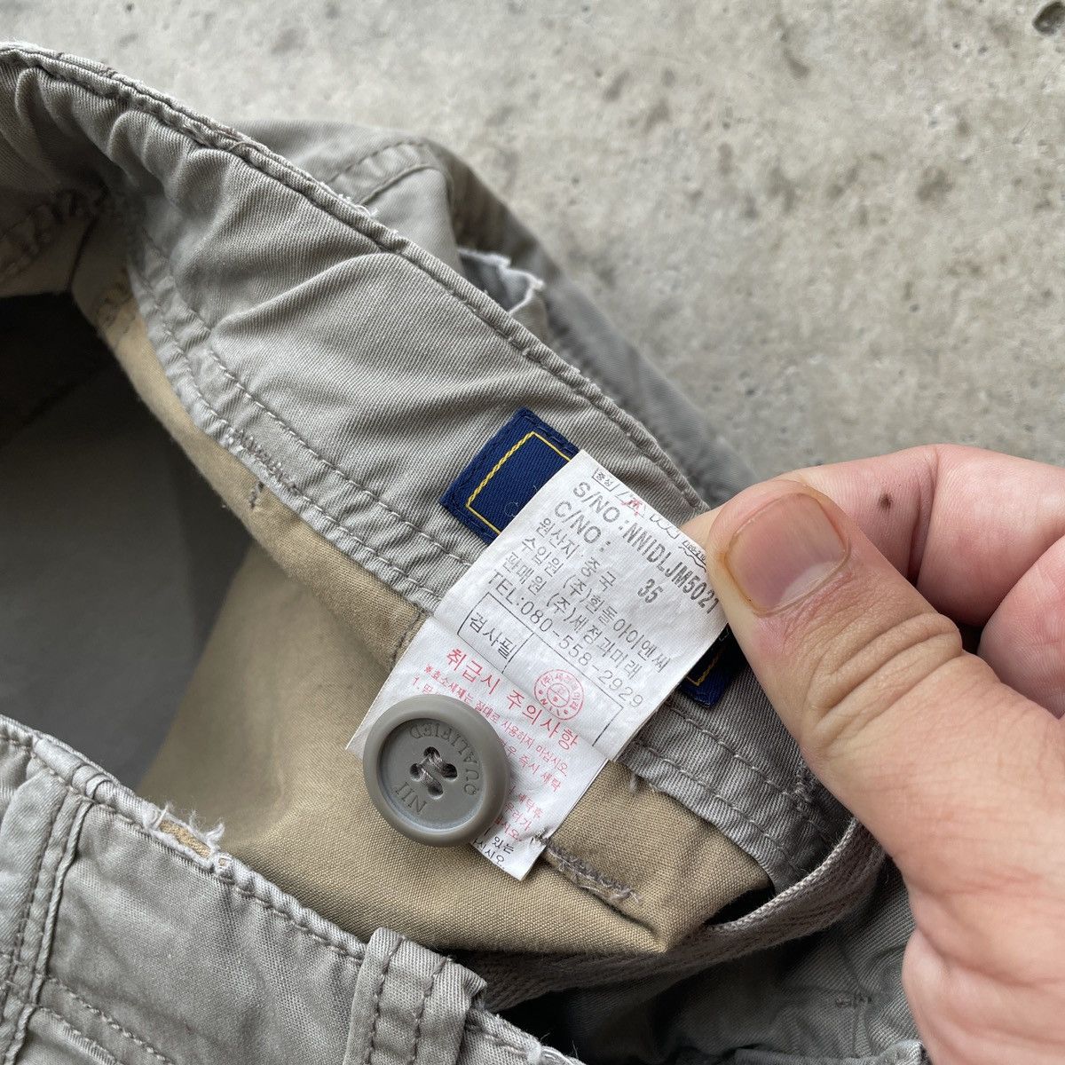 W31 Vintage NII 9 Pocket Baggy Cargo Tactical Pants Utility