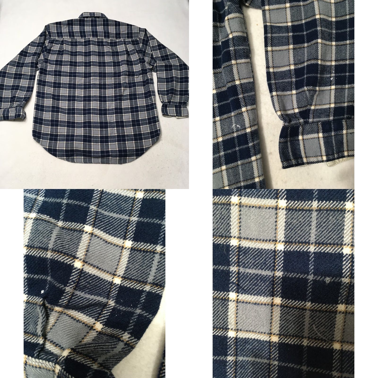 Bugle Boy VINTAGE Bugle Boy Shirt L Blue Plaid Long Sleeve with Pocket Size US L / EU 52-54 / 3 - 9 Thumbnail
