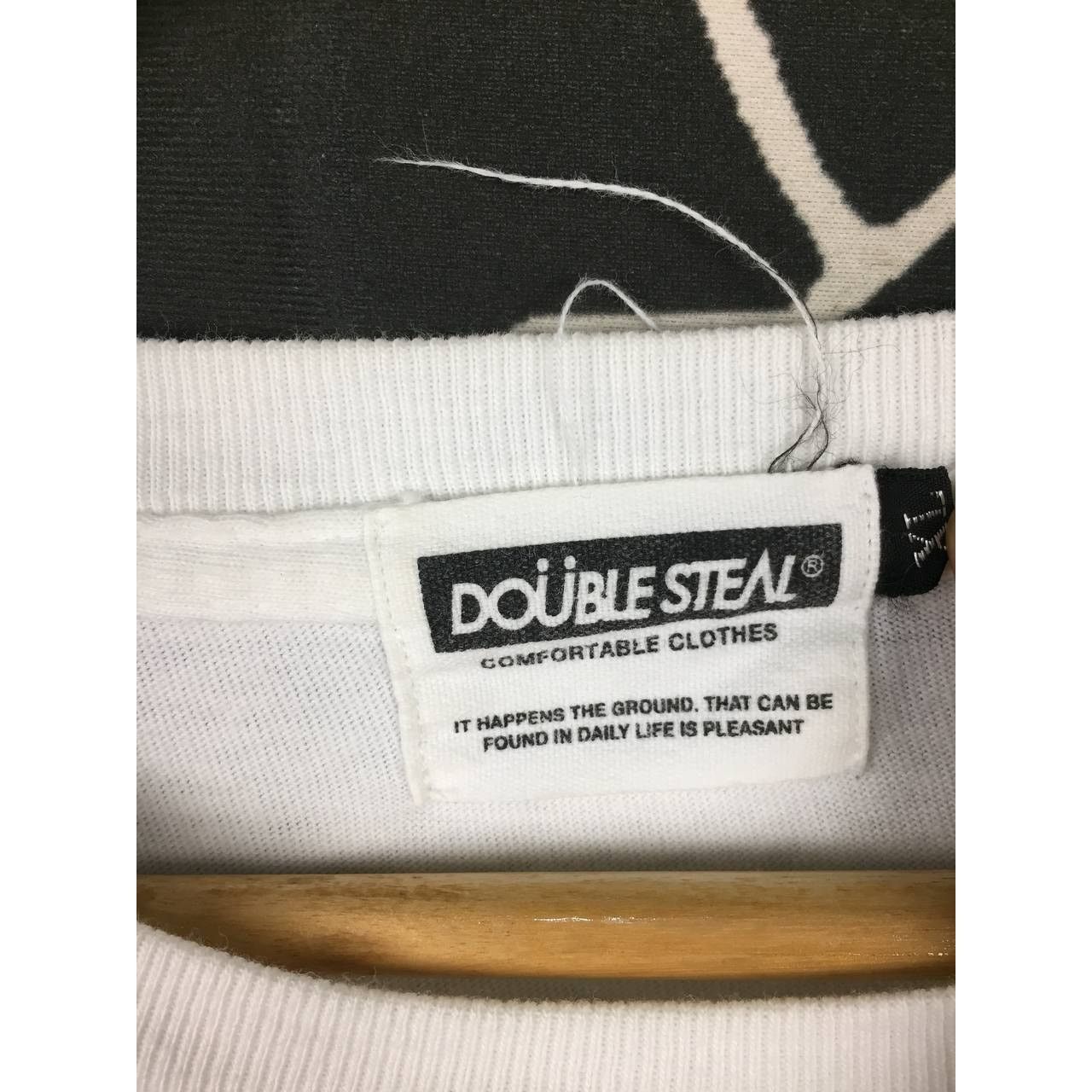 Japanese Brand × Vintage Double Steal Garment Spell Out Logo Long Sleeve Tee Size US L / EU 52-54 / 3 - 11 Thumbnail