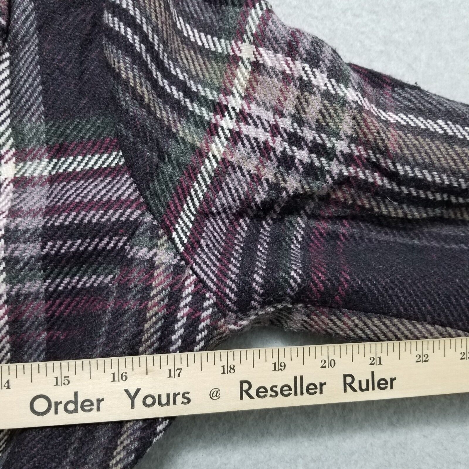 Apt. 9 Apt 9 Womens Coat Large Plaid Pockets Buttons Belt Outdoor Size L / US 10 / IT 46 - 7 Thumbnail