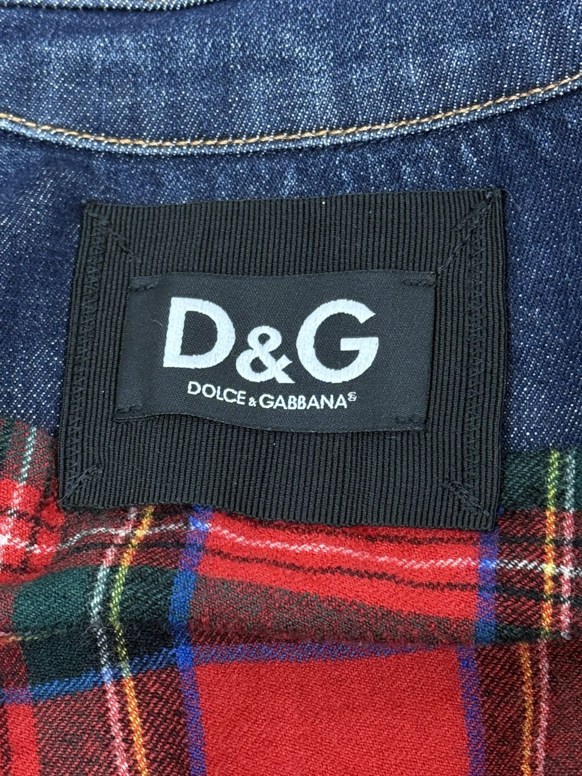 Dolce & Gabbana Dolce & Gabbana Zippered Denim Jacket In Blue Size 42 Size M / US 6-8 / IT 42-44 - 9 Thumbnail