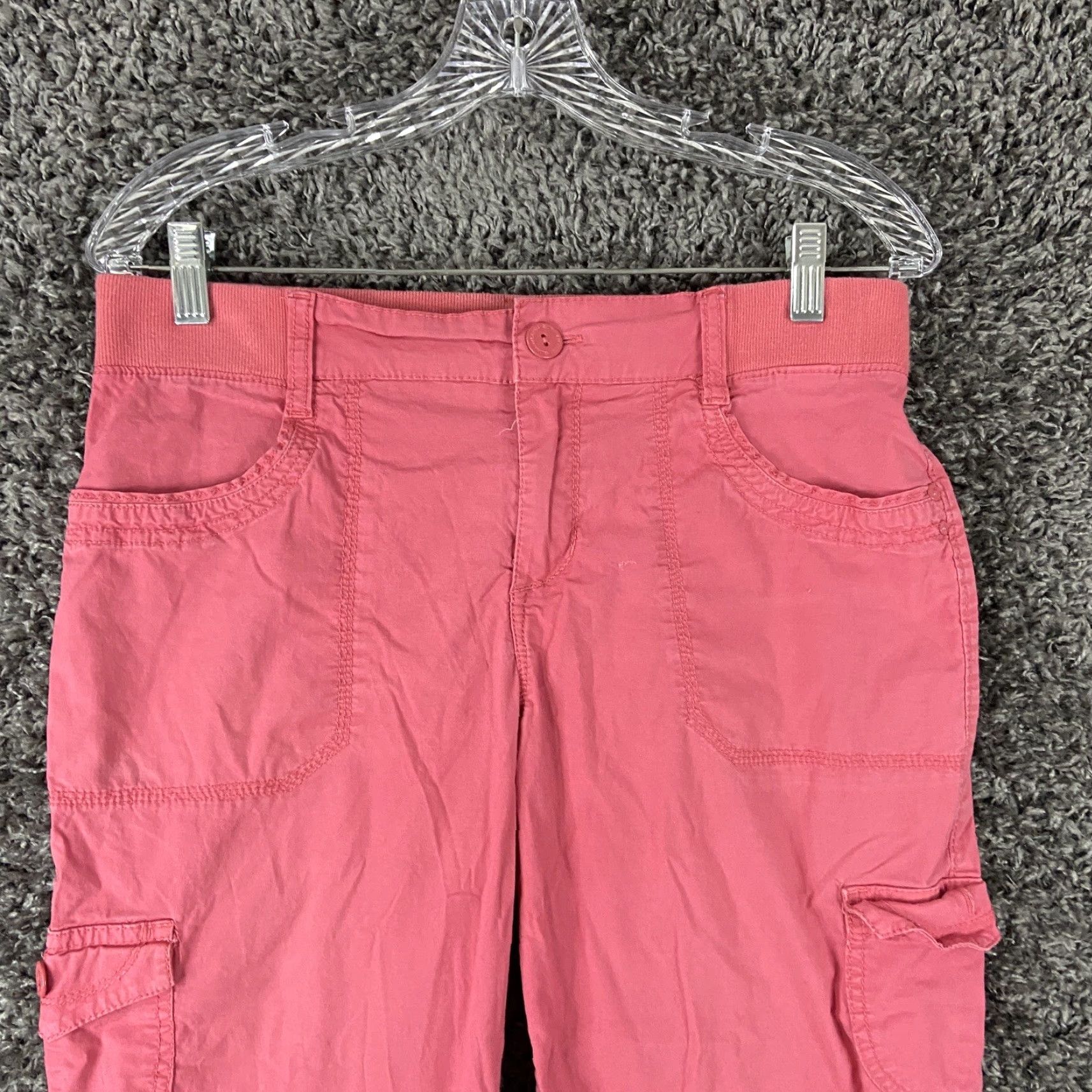 Gloria Vanderbilt Gloria Vanderbilt Pink Capri Jeans Women’s 6 Size ONE SIZE - 6 Thumbnail