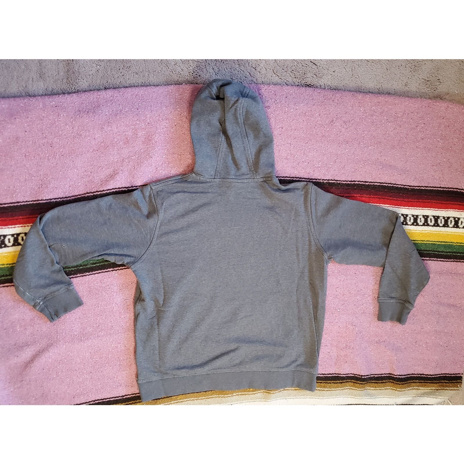 Nike Vintage Nike Hoodie Blue Tag Pullover Gray L Sweatshirt Size US L / EU 52-54 / 3 - 2 Thumbnail
