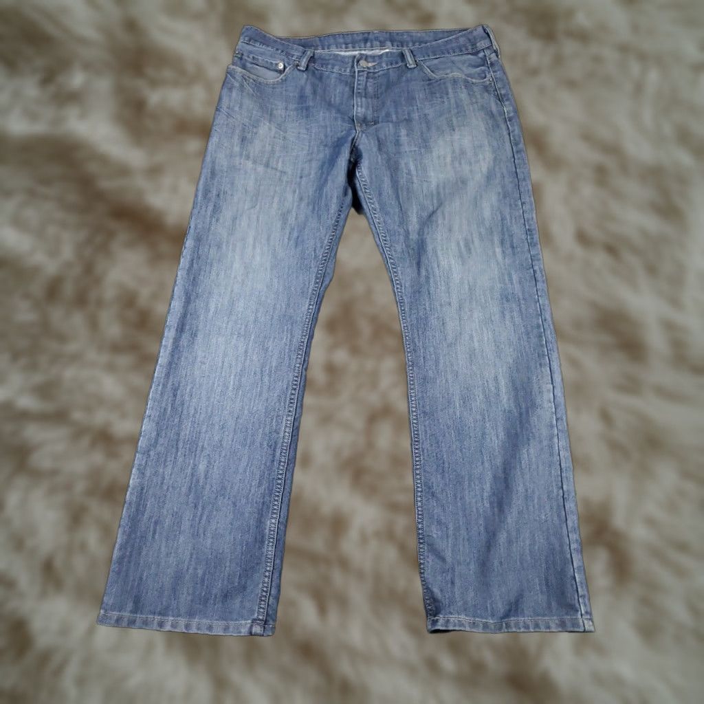 Levi's Levis 514 Straight Leg Jeans Mens 36x30 Blue Cotton Casual 5-Pocket Size US 36 / EU 52 - 1 Thumbnail