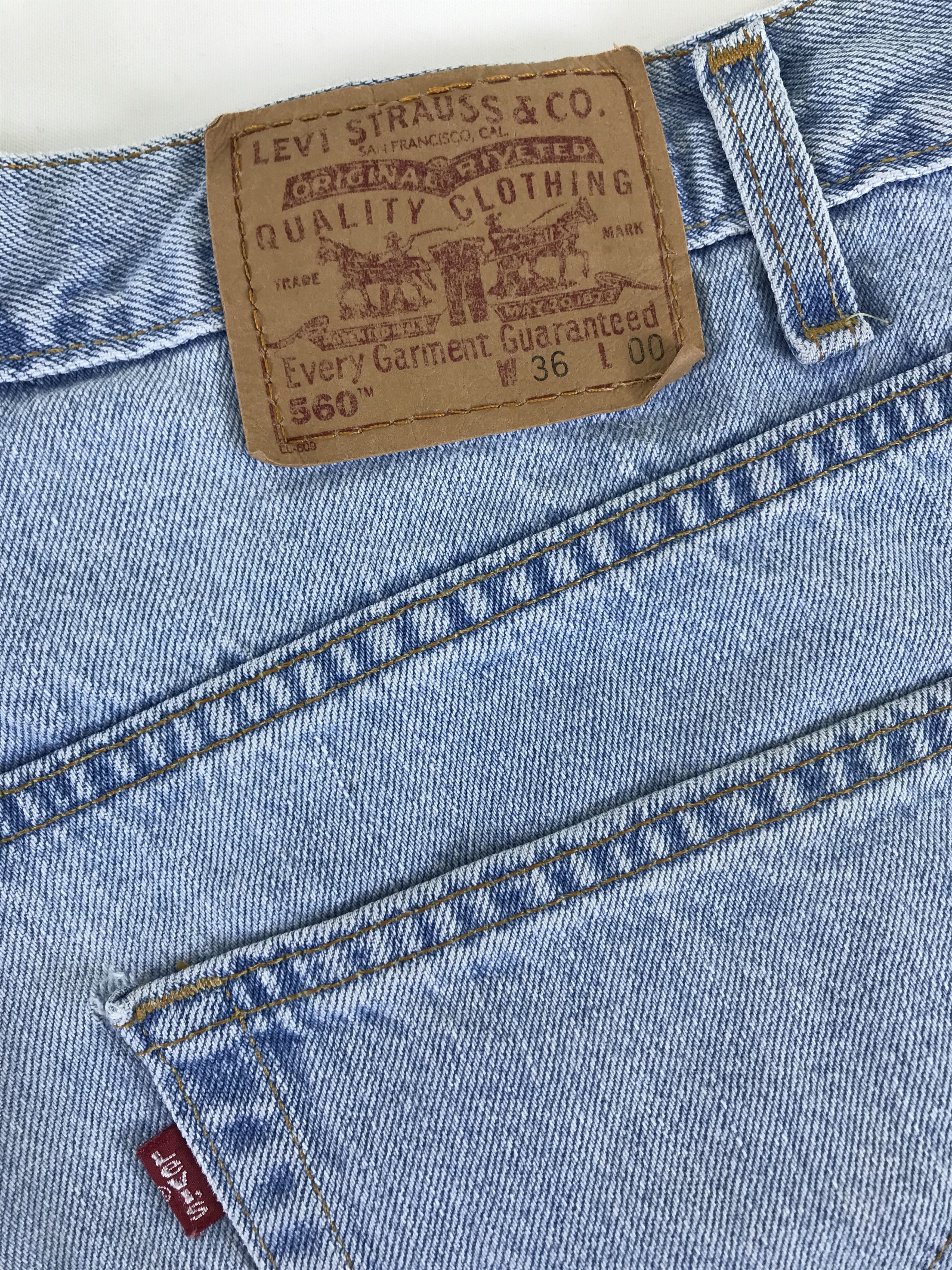 Levi's Vintage Levi's 560 Loose Fit Short Jeans Size US 36 / EU 52 - 7 Thumbnail