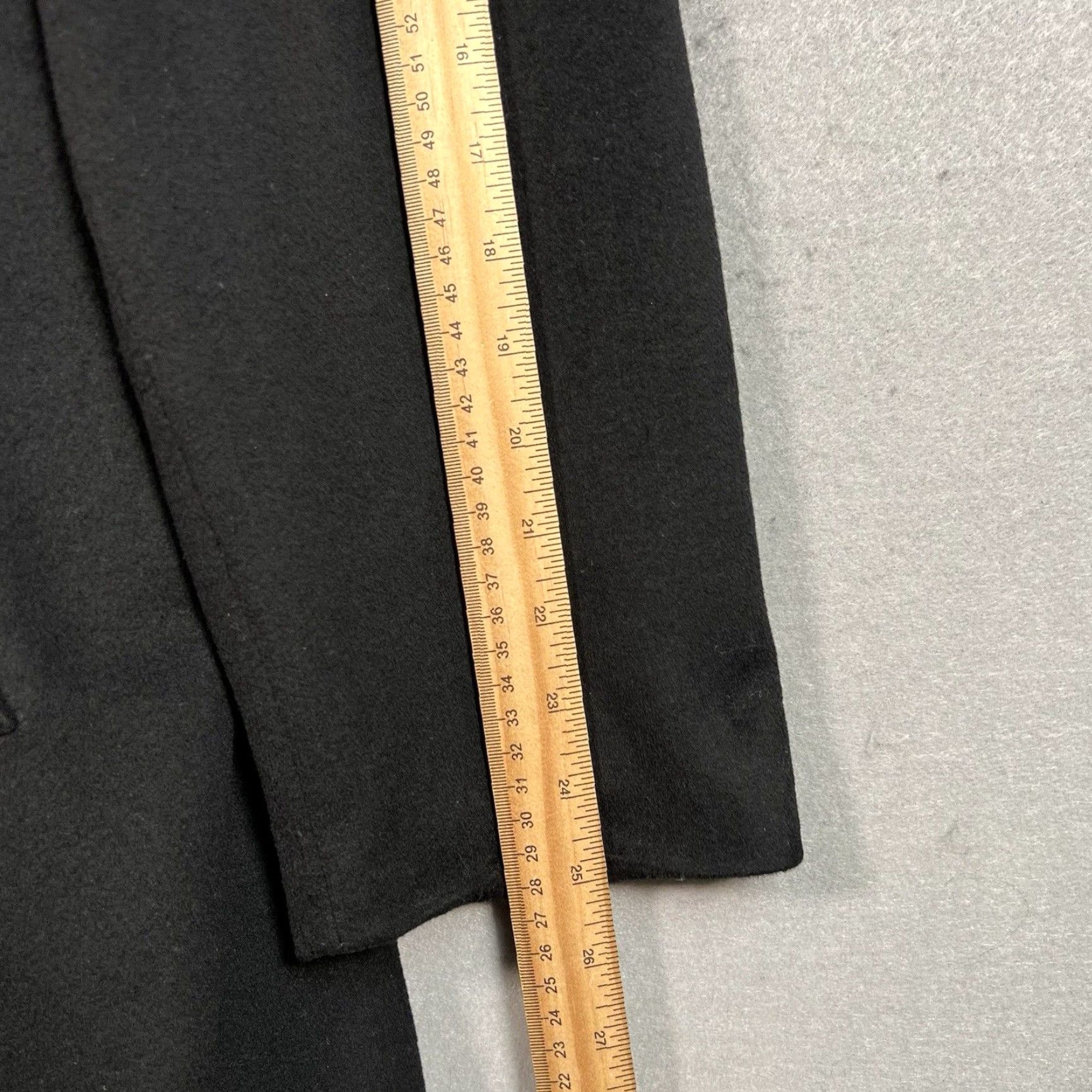 Loro Piana VINTAGE jacob siegel Loro Piana Storm System Rain & Wind Protection Wool Overcoat 46R Black Wool Coat Mens 46R Modern Italian Theme Size US S / EU 44-46 / 1 - 4 Thumbnail