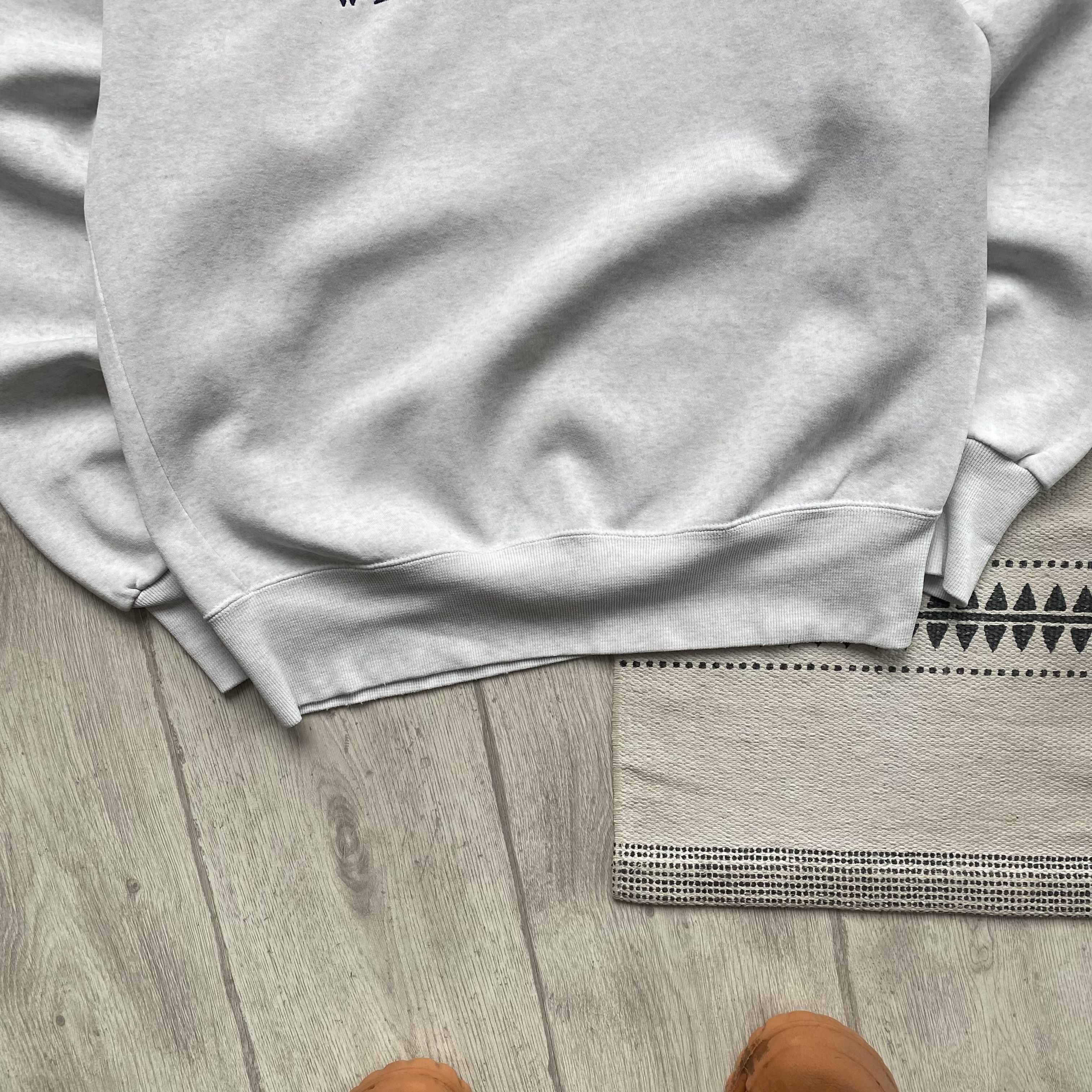 Timberland Vintage 90s Trashed Timberland Sweatshirt Centr Big Logo Size US M / EU 48-50 / 2 - 2 Thumbnail