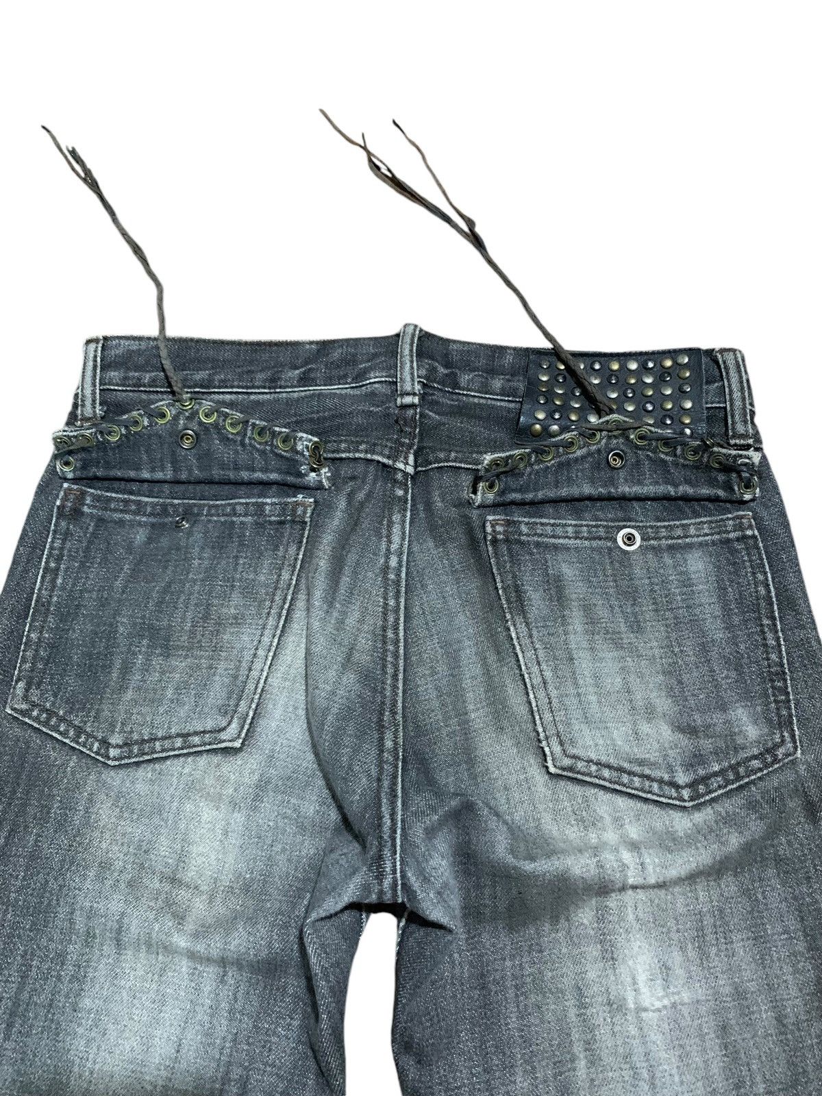 If Six Was Nine Schlussel leather laces pocket bootcut jeans Size US 29 - 10 Thumbnail