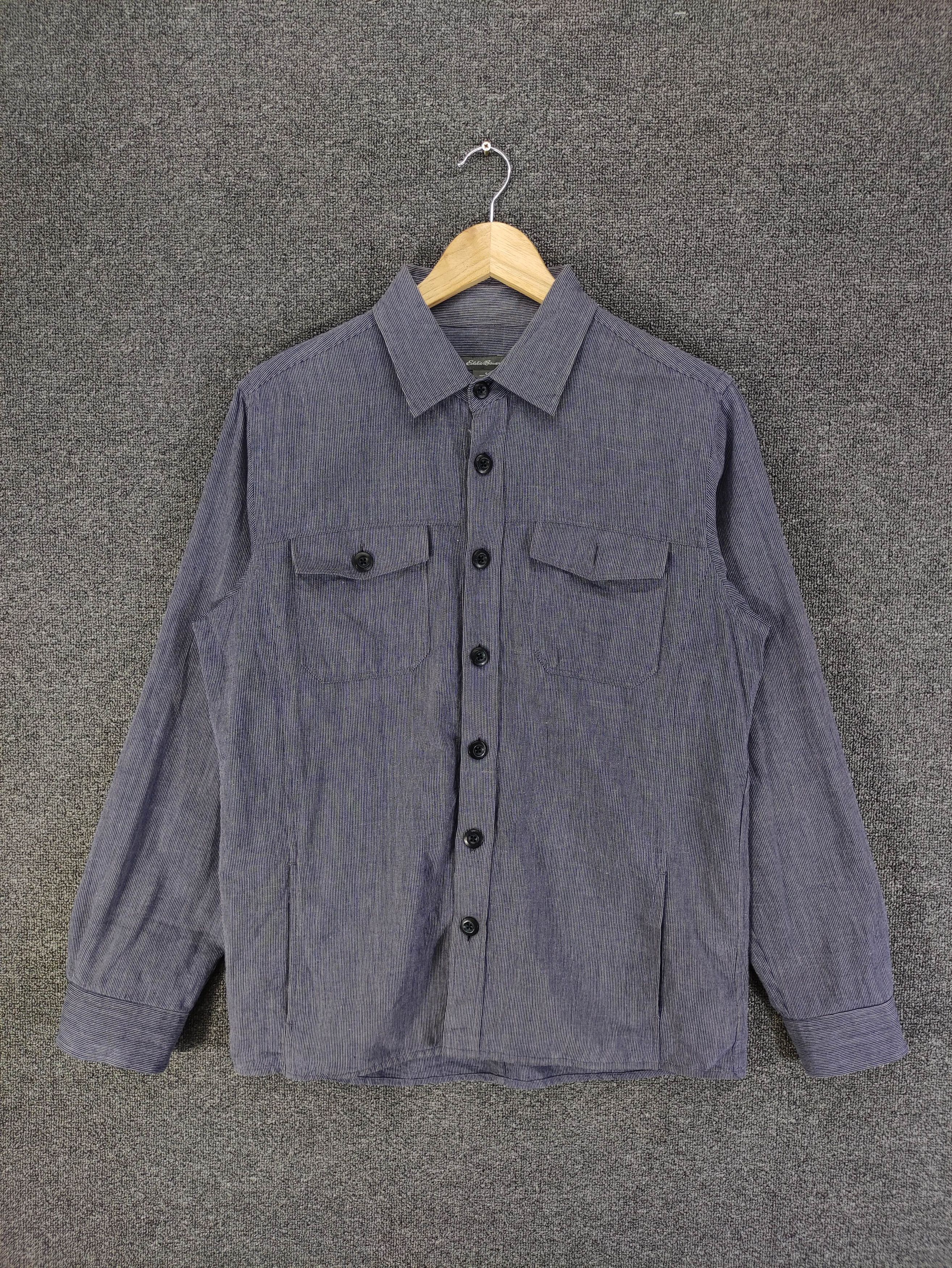 Eddie Bauer Eddie Bauer PinStripe Shirt Button Up Long Sleeve Size US M / EU 48-50 / 2 - 1 Thumbnail