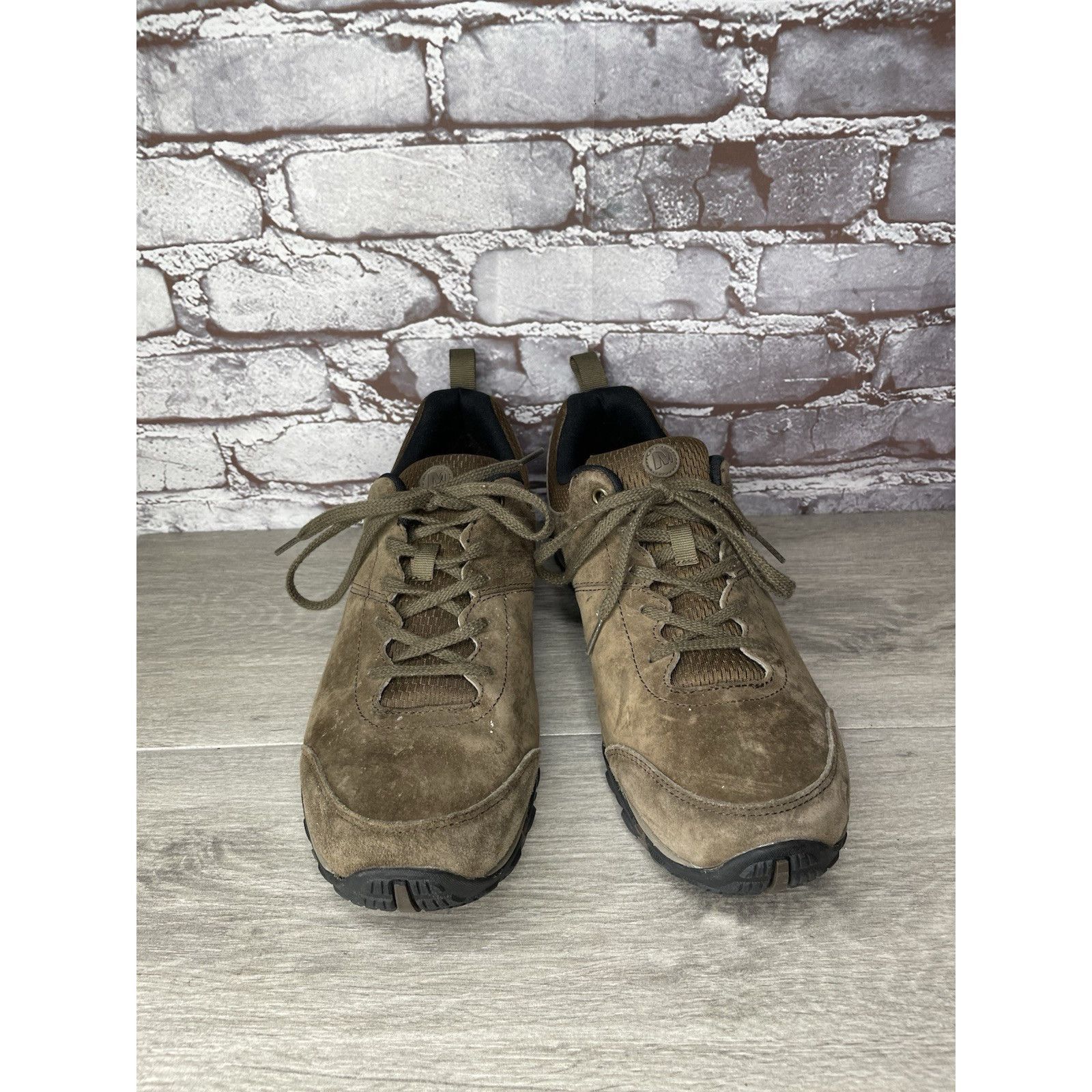 Merrell Merrell Slate Brown Suede Hiking Trail Lace Up Shoes Men’s S Size US 11 / EU 44 - 13 Thumbnail