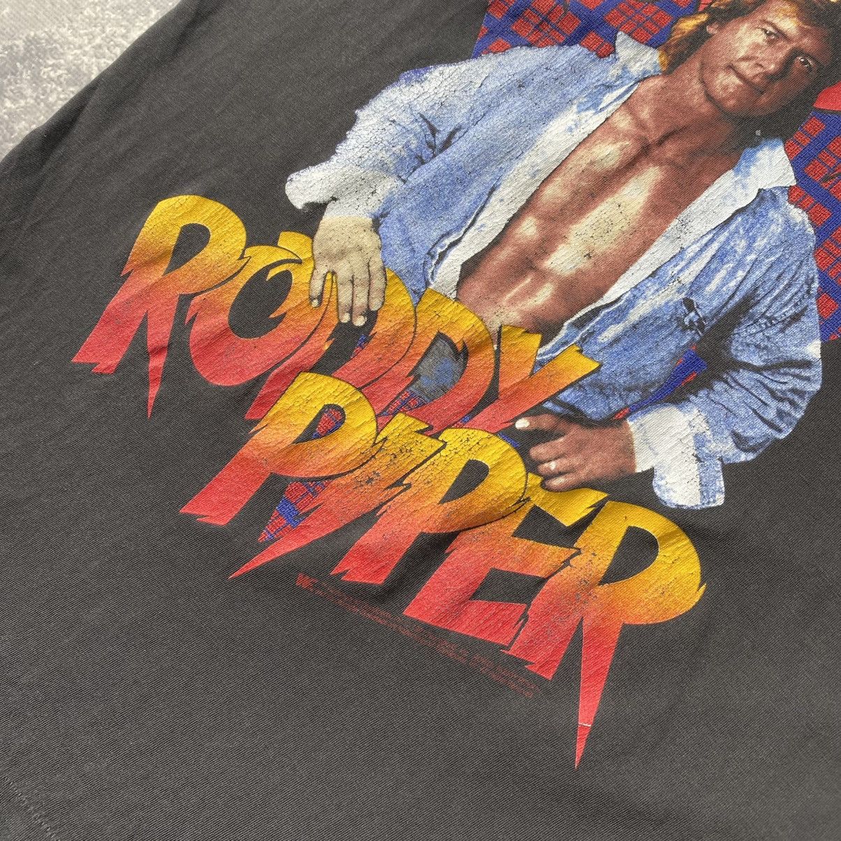 Vintage × WWE Vintage WWE Rowdy Roddy Piper 1991 Wrestling Tour tee Size US S / EU 44-46 / 1 - 5 Thumbnail