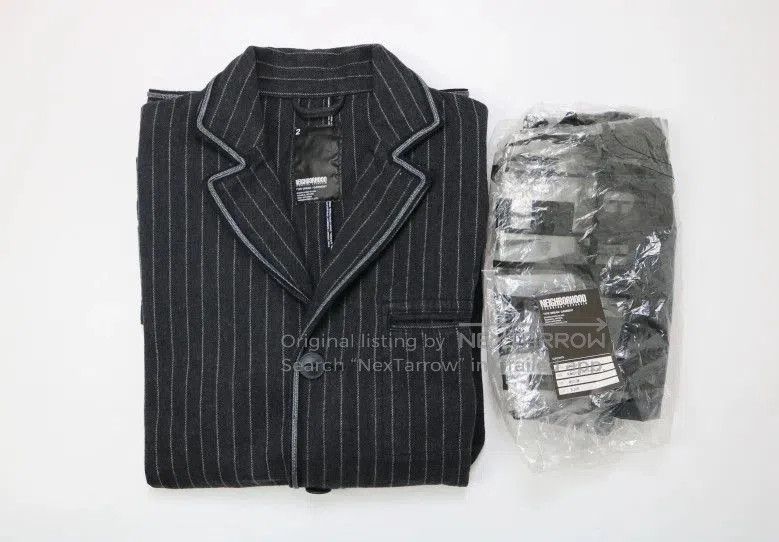Neighborhood NEIGHBORHOOD NUMBERS PINSTRIPE JKT. Size US M / EU 48-50 / 2 - 1 Thumbnail