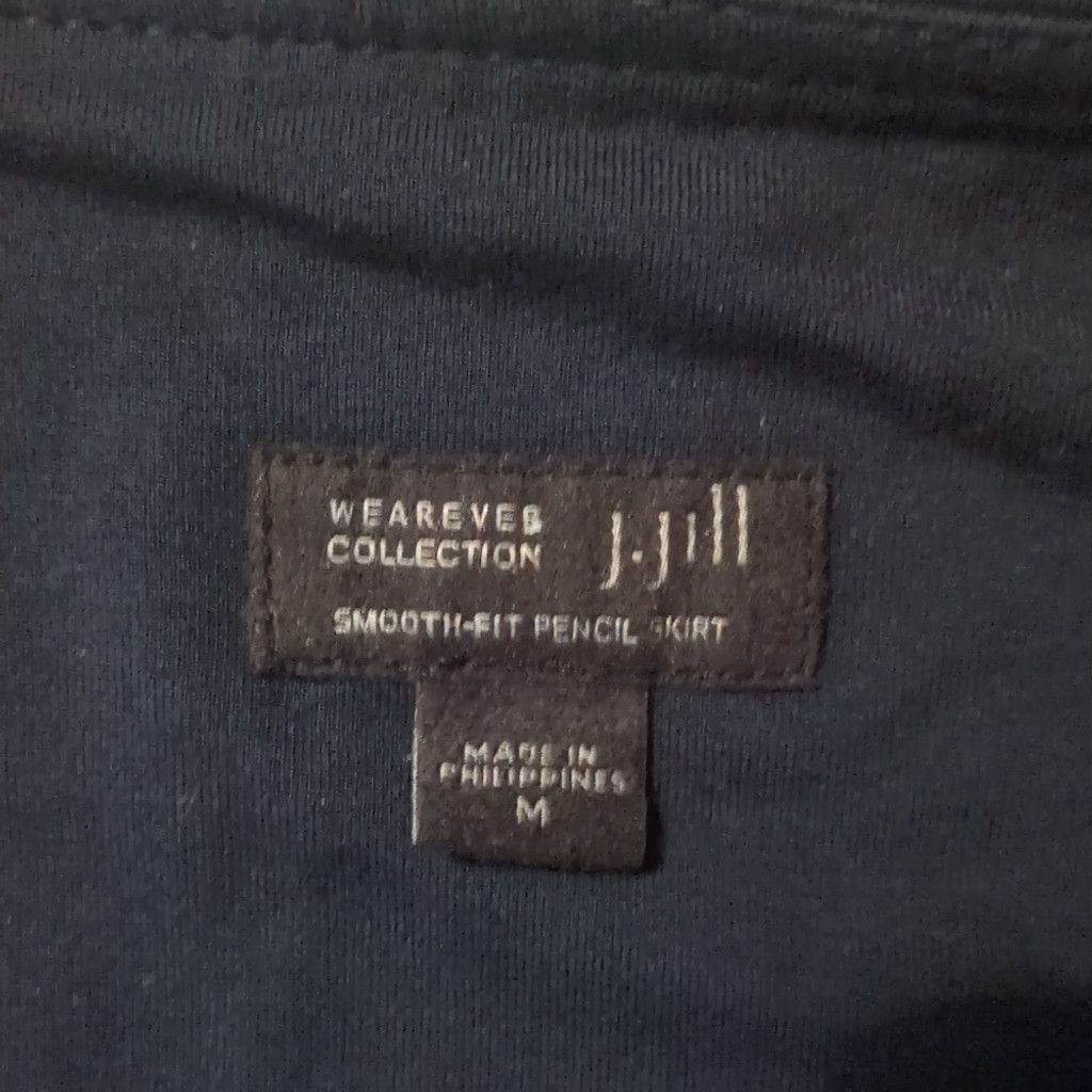 Other J. Jill Blue Wearever Collection Pencil Skirt Size Med. Size 33" - 2 Thumbnail