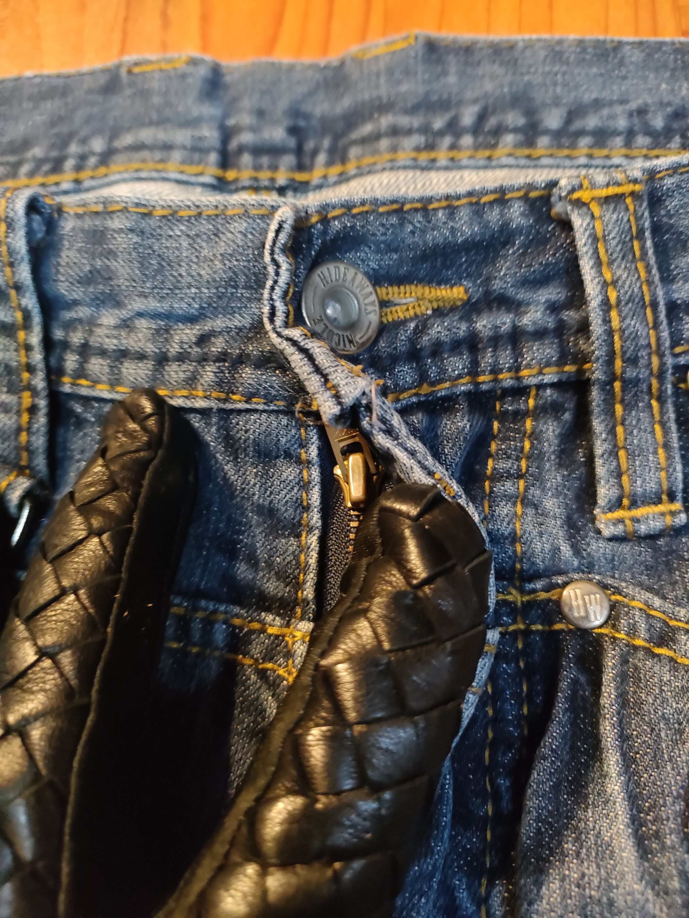 HIDEAWAYS HD Hideaway Distressed Designer Jeans Size US 34 / EU 50 - 8 Thumbnail