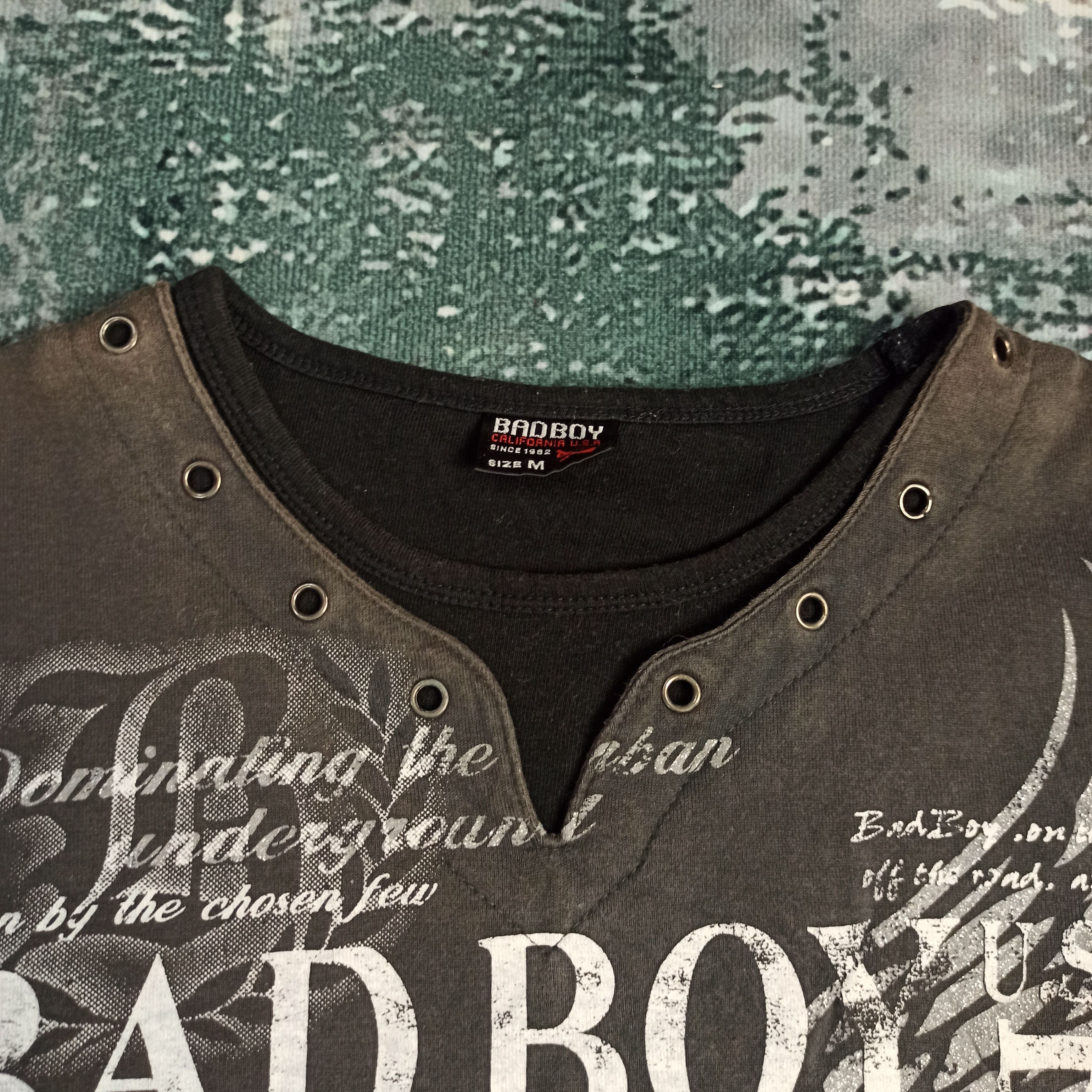 14th Addiction Rare SUN FADED Bad Boy Poem Double Layer Long Sleeve Shirt Size US M / EU 48-50 / 2 - 3 Thumbnail