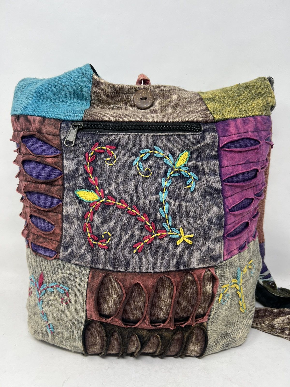 If Six Was Nine Hobo Hippie Patchwork Shoulder Bag Size ONE SIZE - 3 Thumbnail