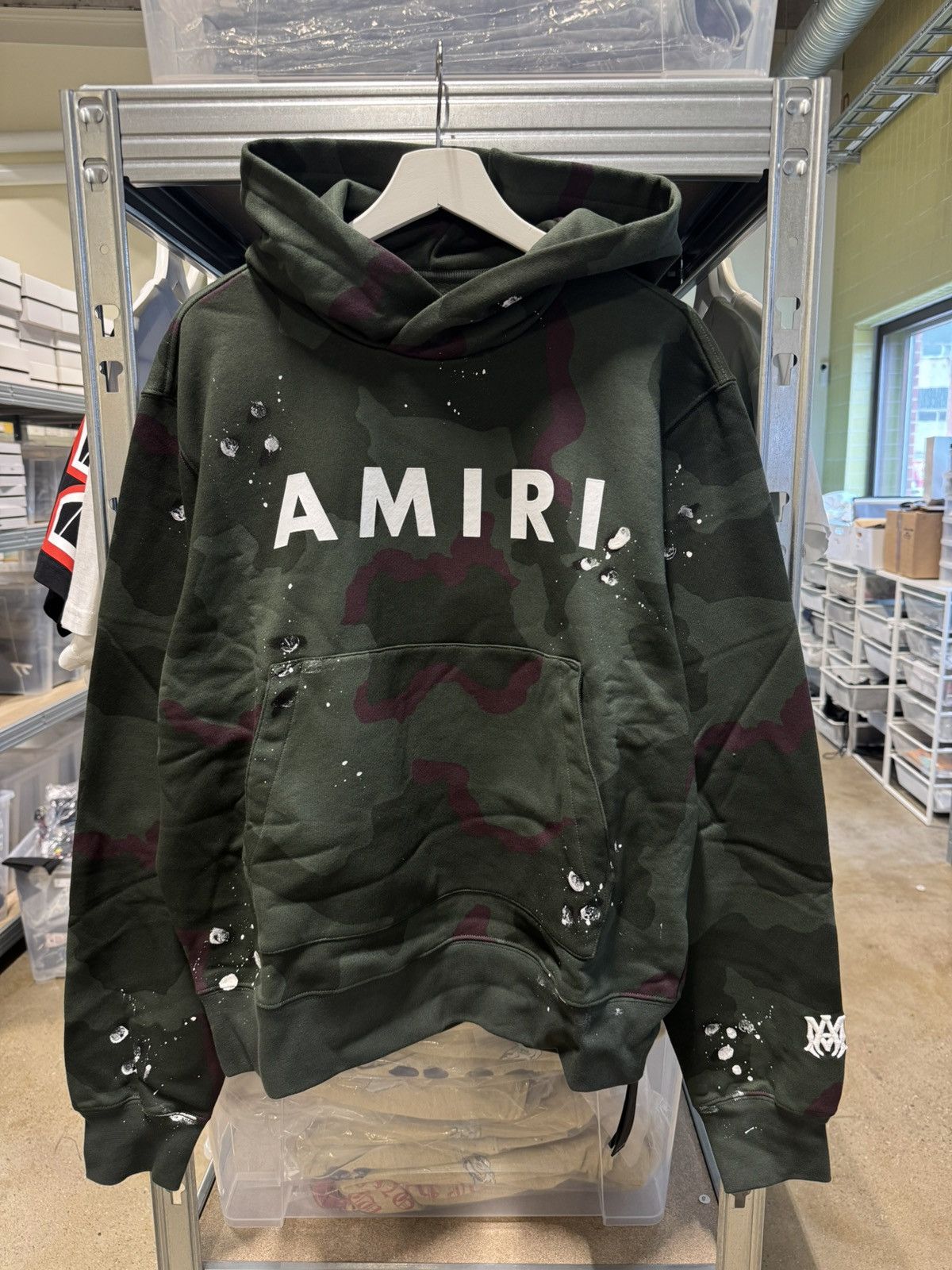 Amiri Amiri Camouflage Paint Splatter Hoodie NEW 1100$ Size US S / EU 44-46 / 1 - 1 Thumbnail