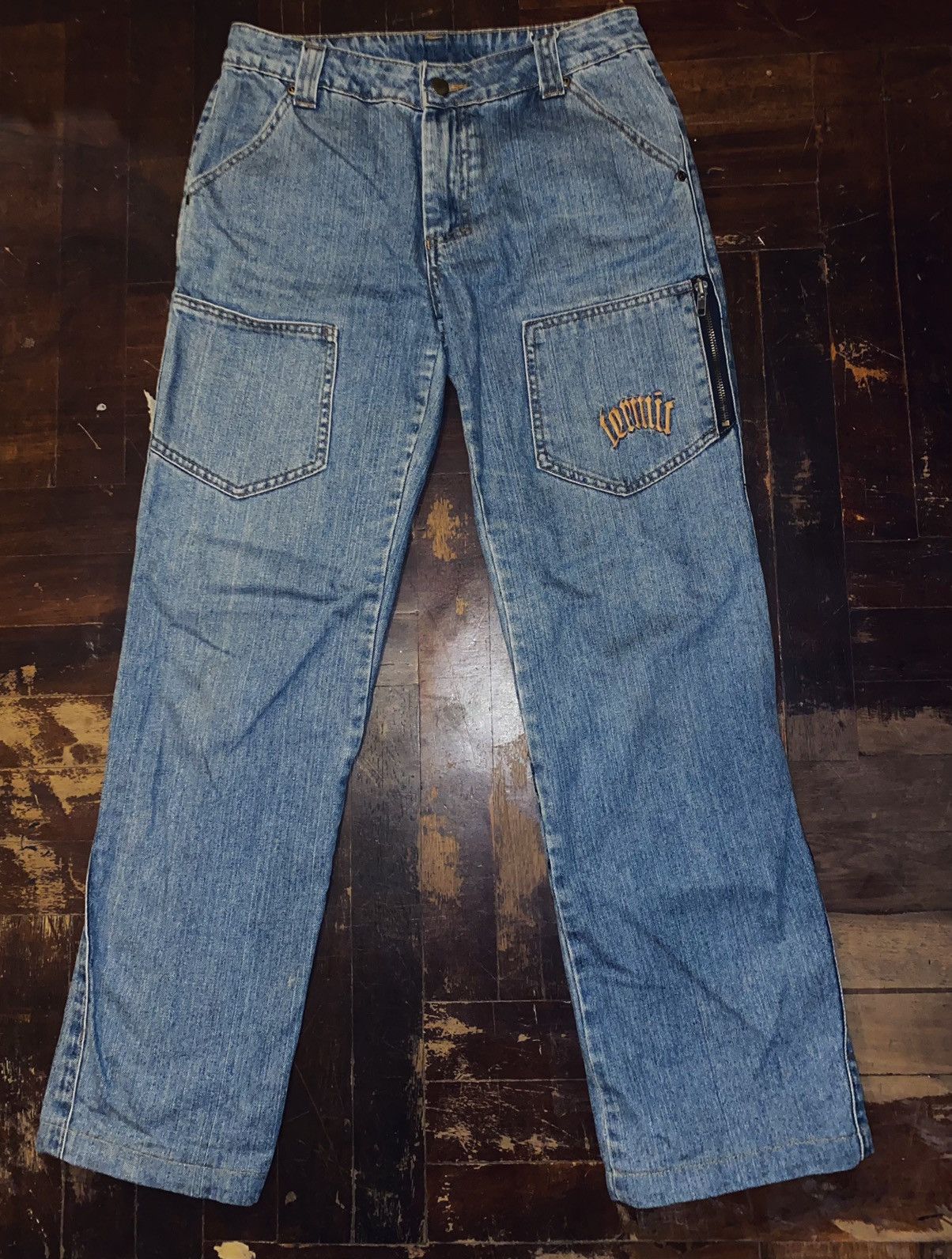 Hysteric Glamour × Japanese Brand Grunge Punk Boot cut Zippers Y2k Distressed Denim Jeans Size 28" / US 6 / IT 42 - 1 Thumbnail
