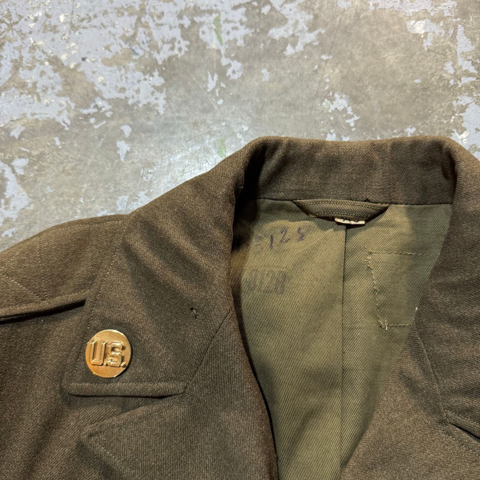 Vintage Vintage 40’s US Army WWII Wool Field Jacket Sz 34S Size US S / EU 44-46 / 1 - 10 Thumbnail