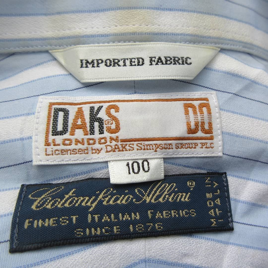 DAKS Daks London X Cotonificio albini Made In italy Size US M / EU 48-50 / 2 - 2 Thumbnail