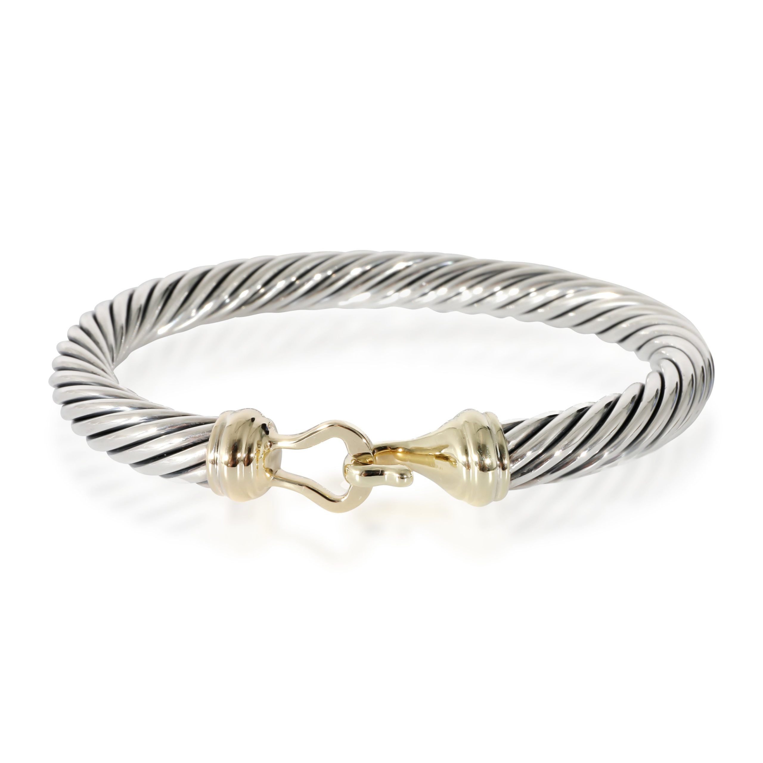 image of David Yurman Cable Bracelet In 14K Yellow Gold/sterling Silver, Women's