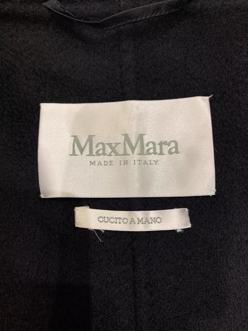 Max Mara Max Mara Lilia coat, classic black, 100 pure cashmere wate Size S / US 4 / IT 40 - 3 Thumbnail