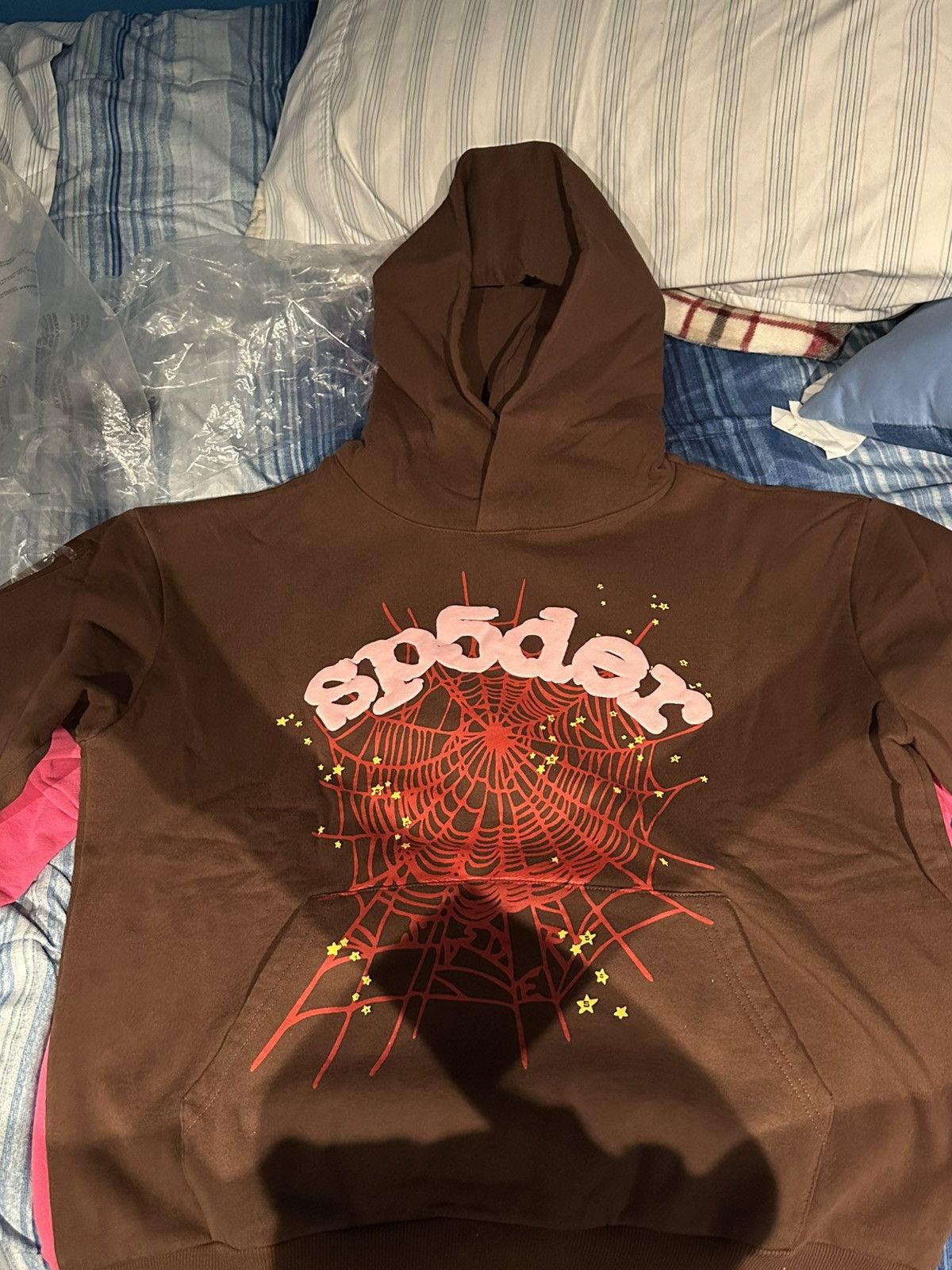 Other Sp5der Brown Hoodie Size US L / EU 52-54 / 3 - 1 Thumbnail